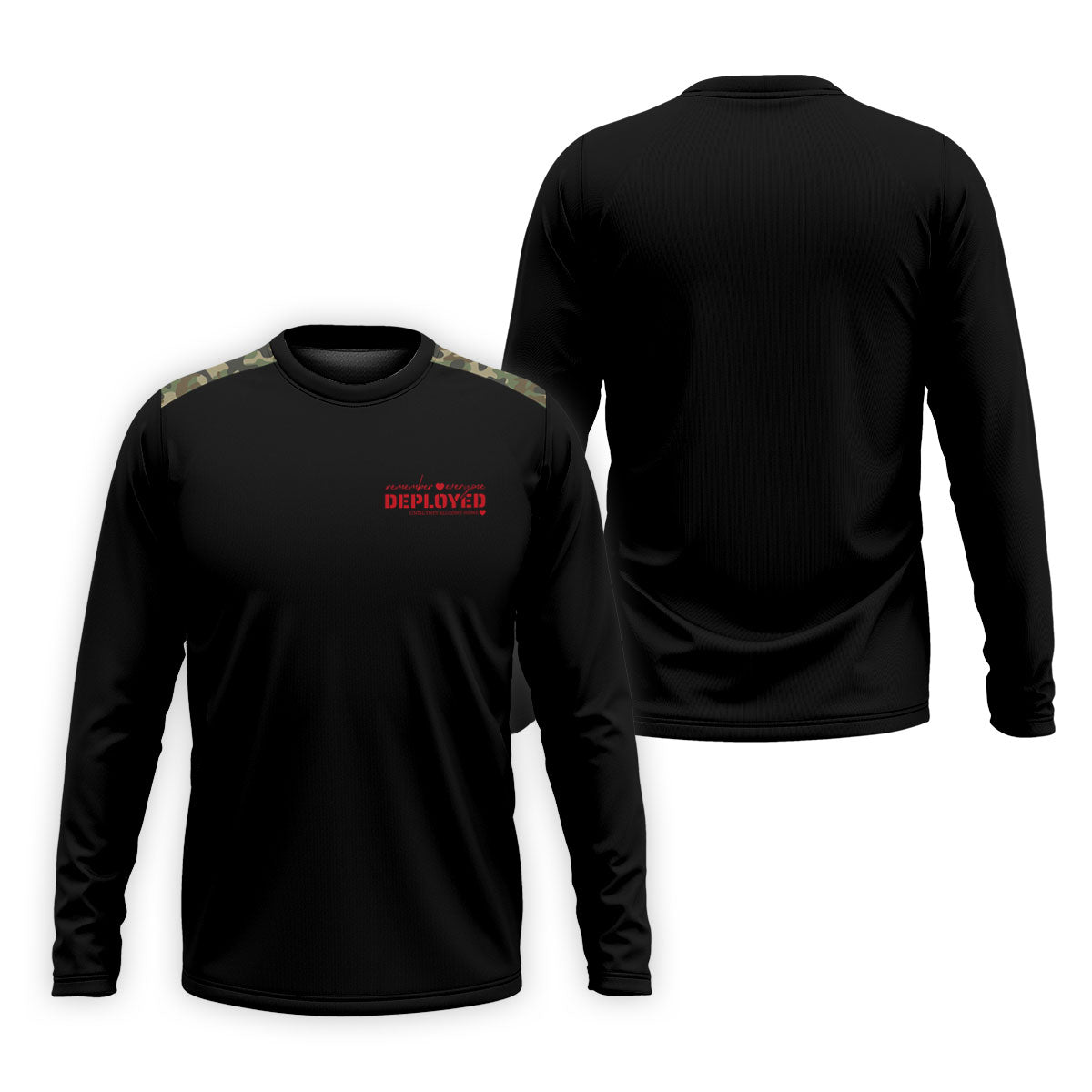Remember Everyone Deployed Camo Black Patriotic 4th Of July Golf Shirt, 250th Anniversary Golf Shirts For Men