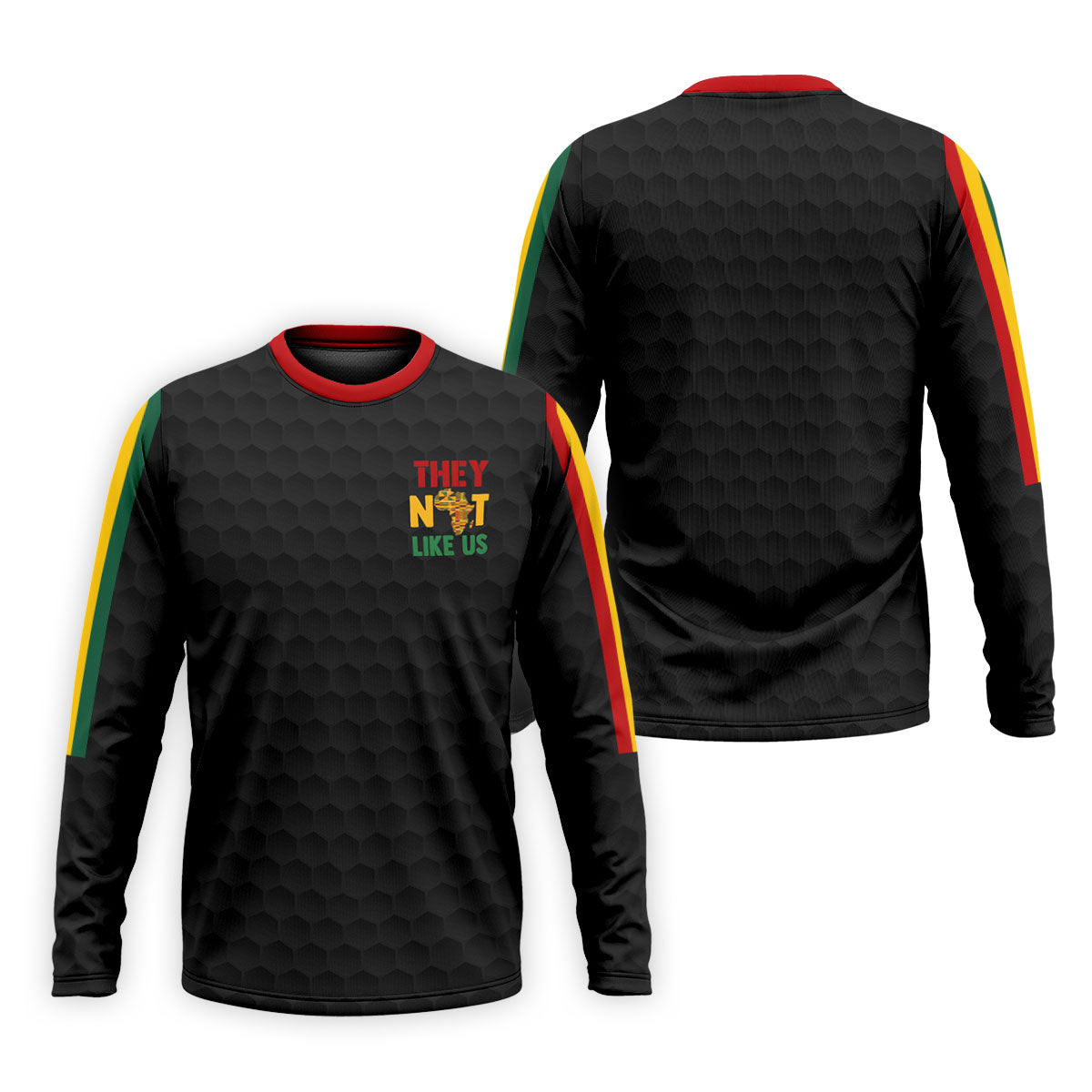 Juneteenth They Not Like Us Africa Performance Golf Polo Shirt, Golf Shirts For Men, Printed Golf Shirts