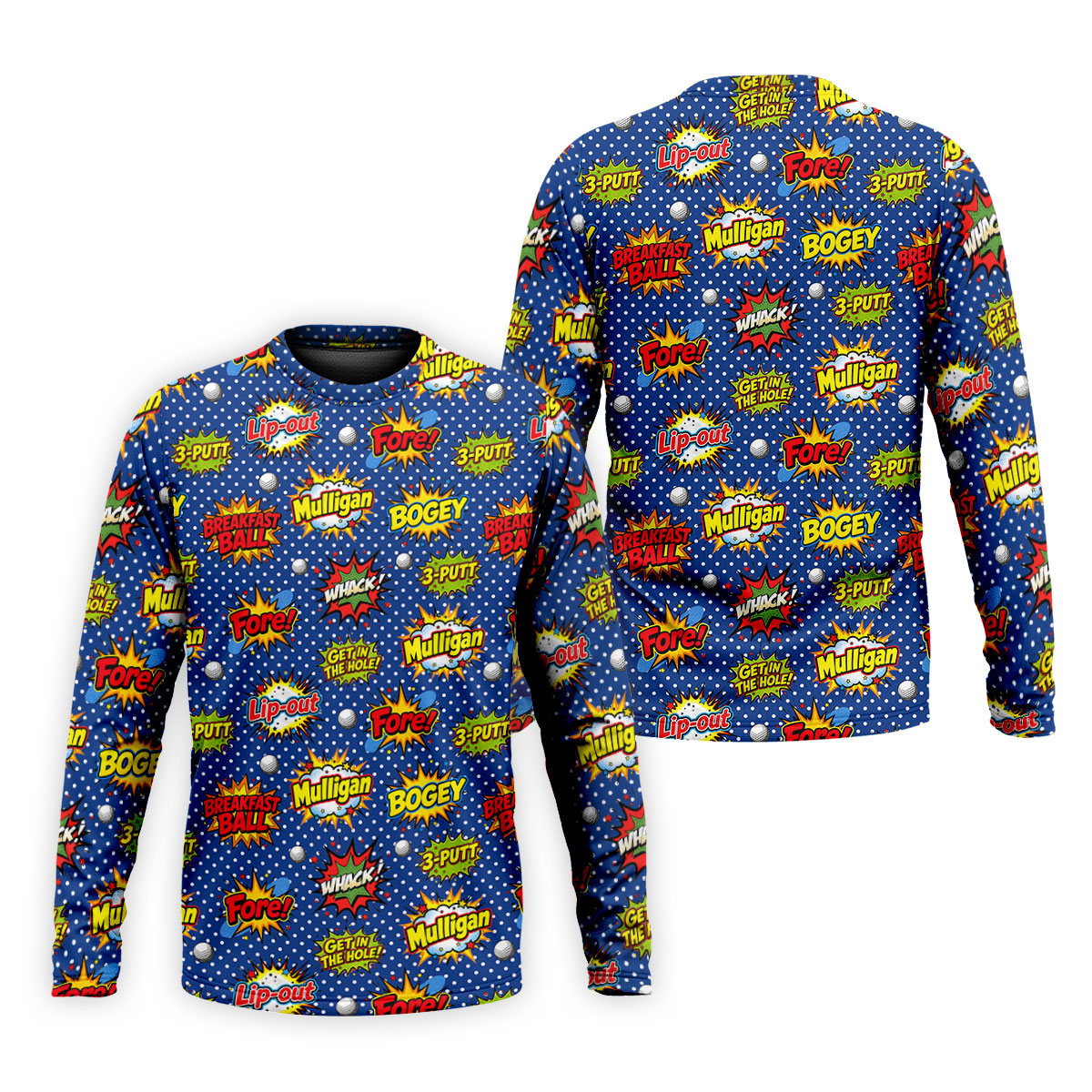 Funny Comic Pop Art Golf Shirt, Hawaiian Golf Shirt, Golf Shirts For Men