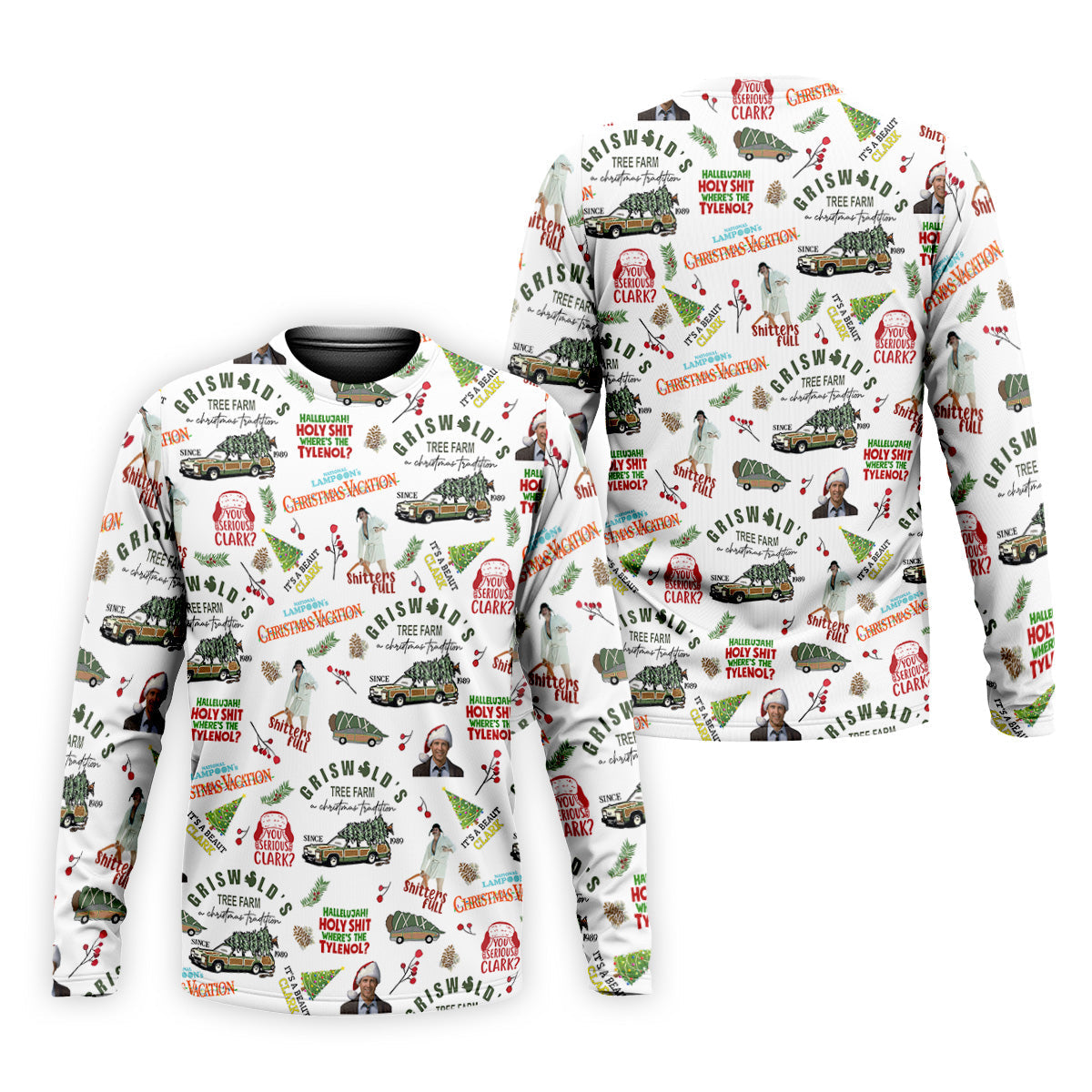 Tree Farm Christmas Golf Shirt, White Polo Shirt ??ns, Fun Golf Shirts For Men, Golf Gift For Men