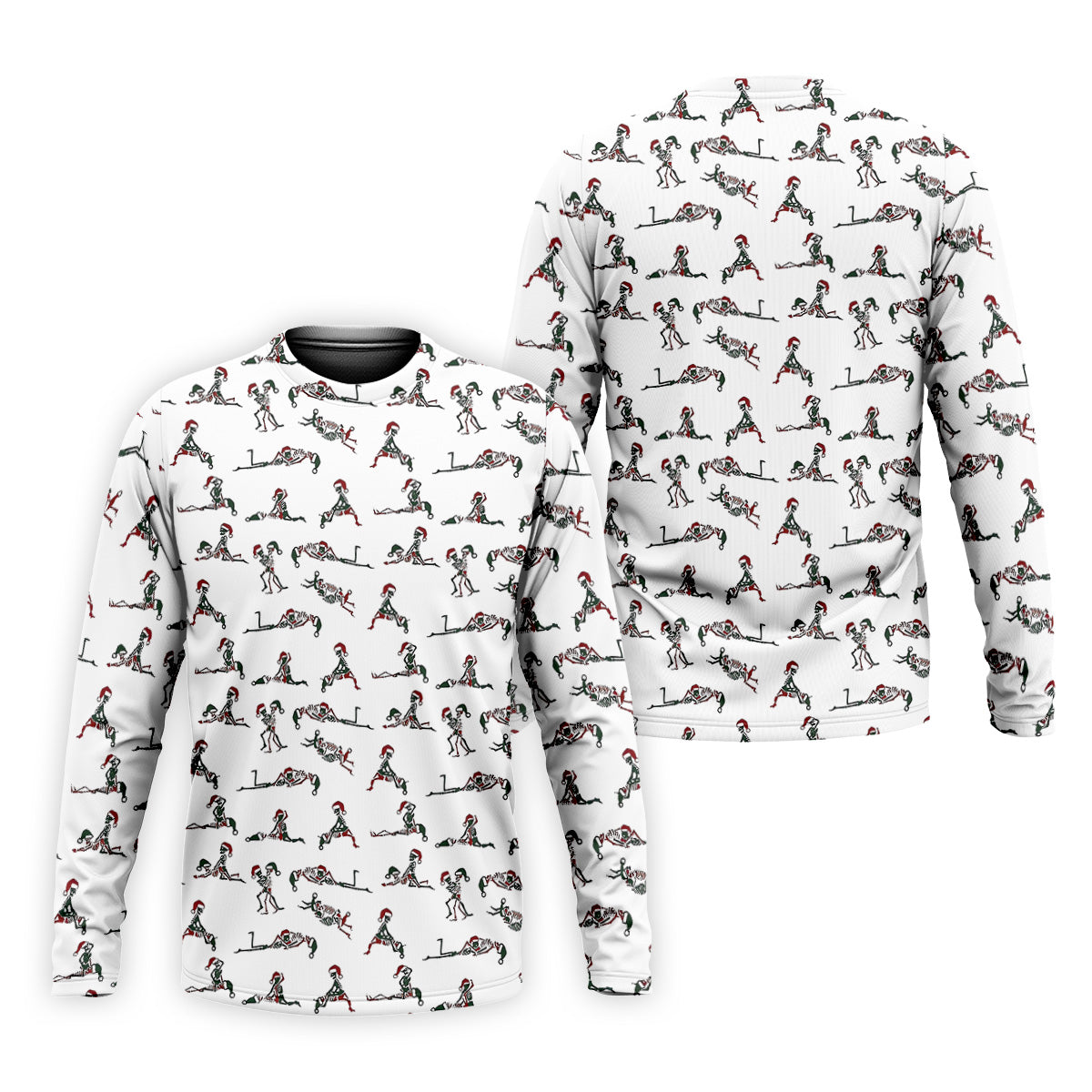 Funny Skeleton Christmas Golf Shirt, Fun Golf Shirts For Men, Polo Shirts For Men, Golf Gift For Men