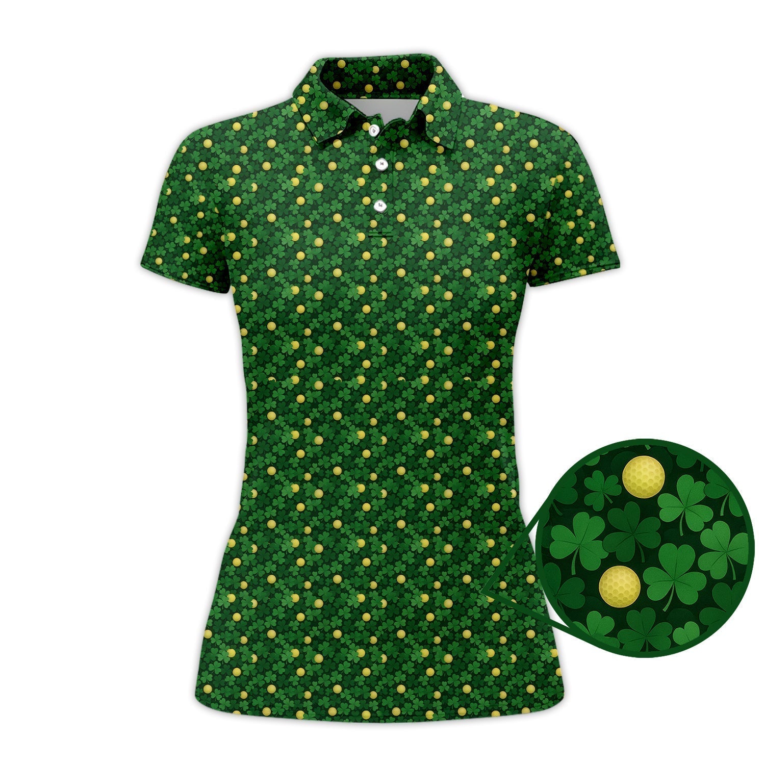 Irish Golf Shirts, Ireland Golf Polos For Golfer, Pattern Golf Shirt For Men