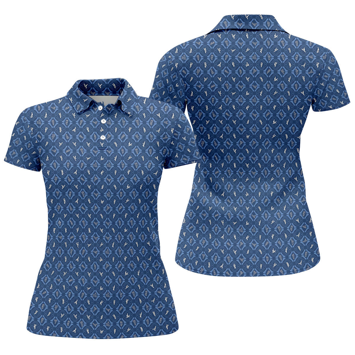 Dirty Funny Adult Humor Fun Women's Golf Shirts, Unique Gift For Golfer, Ladies Golf Polos