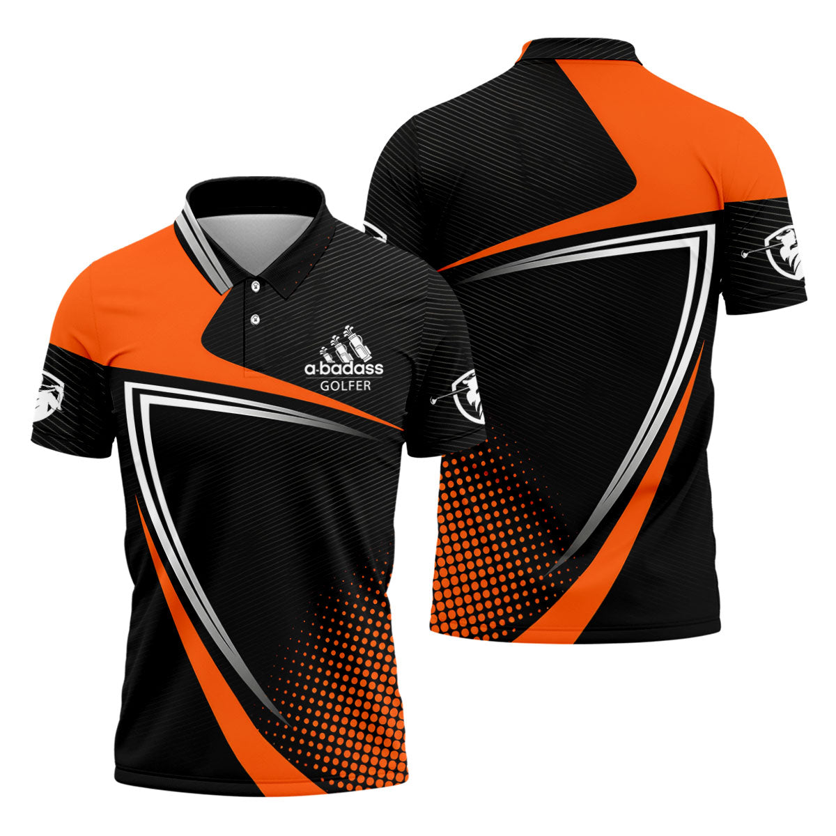 A Badass Golfer LGBT Support Golf Tops For Men, Gay Pride Month Celebrate Golf Shirts For Men
