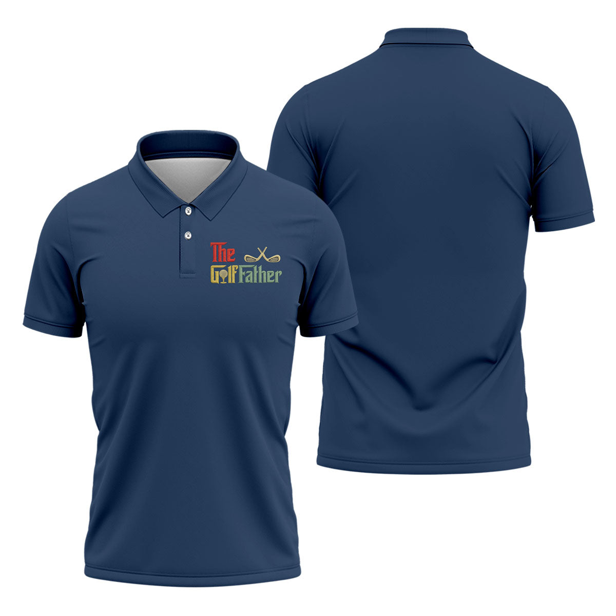The Golf Father Golf Tops For Men, Father's Day Golf Shirt, Golf Gift For Dad