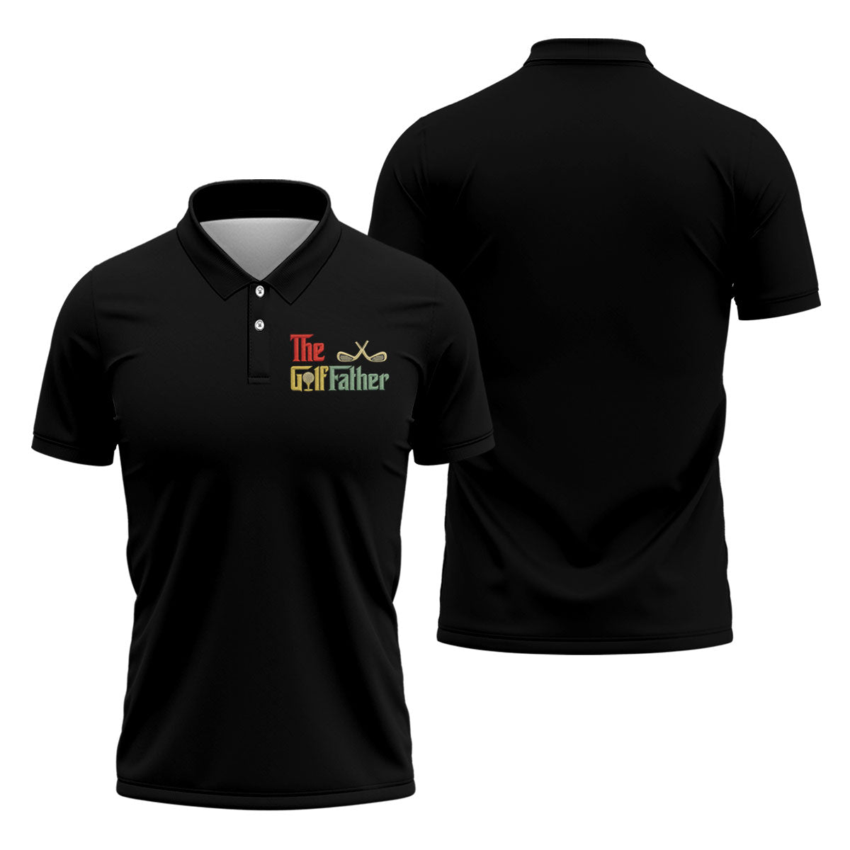 The Golf Father Golf Tops For Men, Father's Day Golf Shirt, Golf Gift For Dad