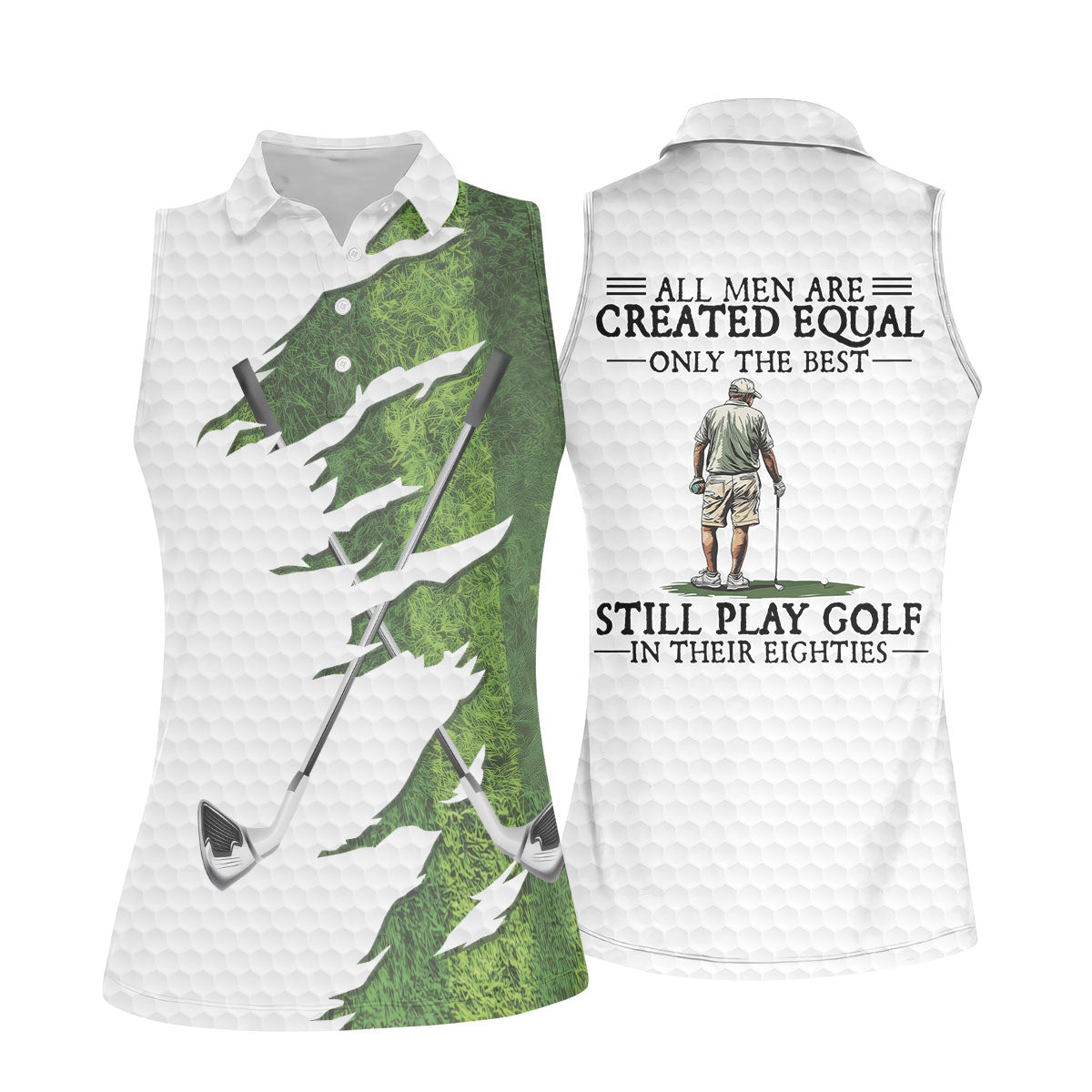 Personalized Ripped Fairway Golf Shirt, Women's Golf Tops, Golf Shirts For Women