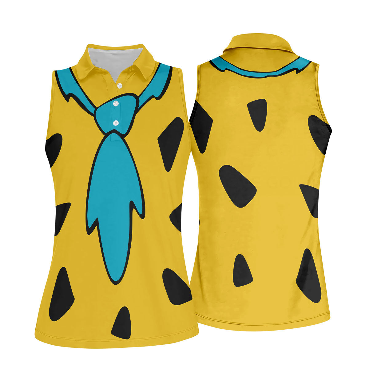 Yellow Stone Age Costume Hawaiian Golf Shirt, Women’s Golf Polo, Golf Shirts For Women