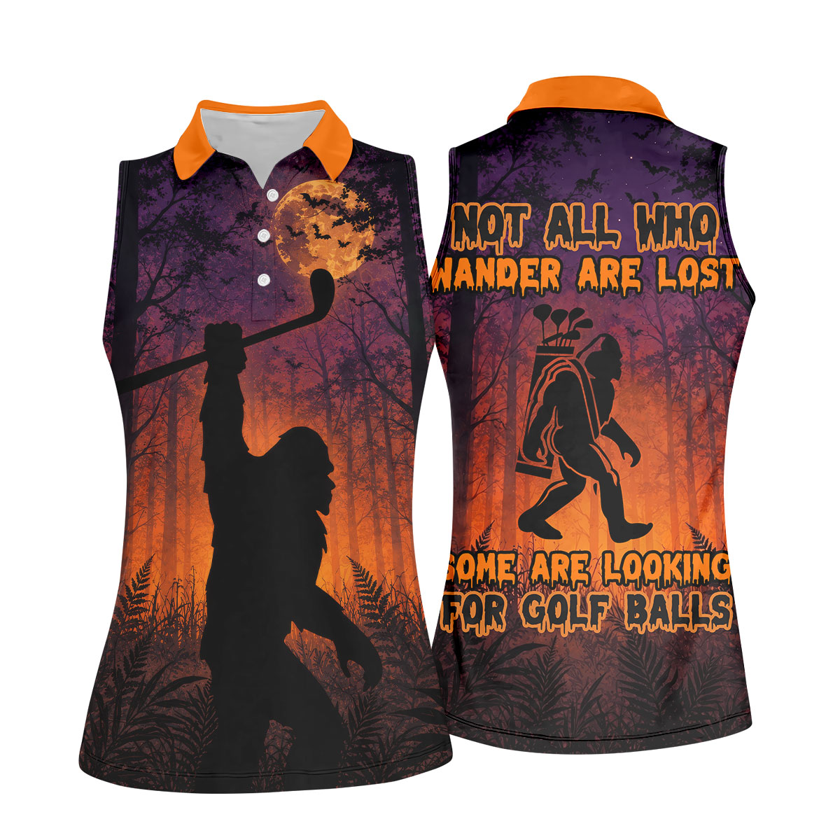 Not All Who Wander Are Lost Golf Polo Shirt, Golf Tops For Women, Ladies Golf Shirt