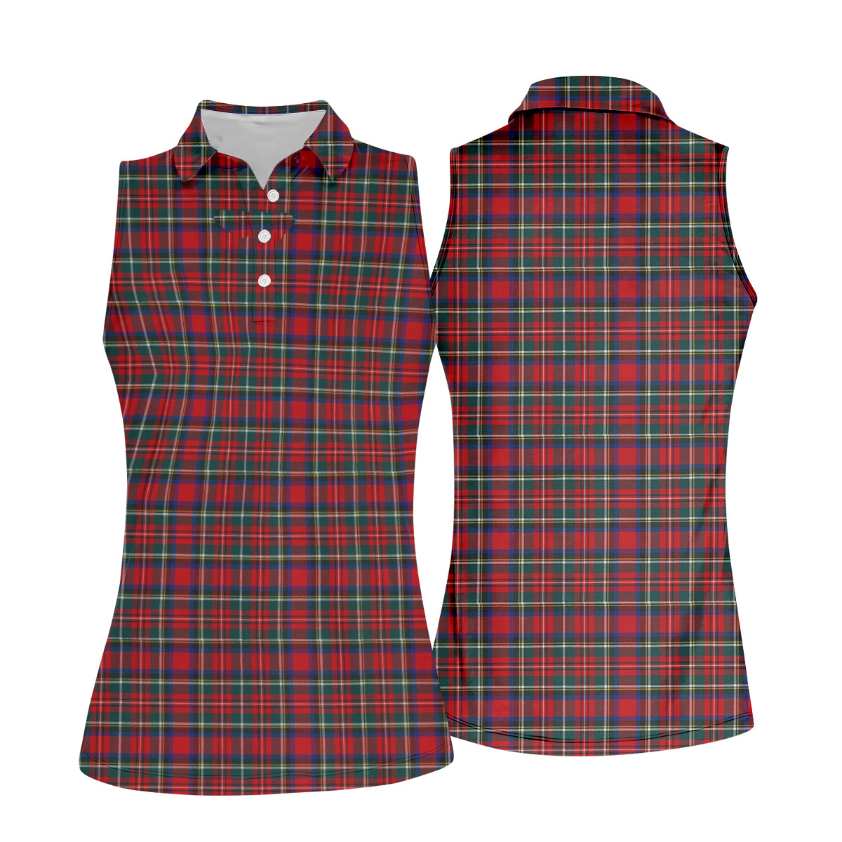 Classic Christmas Festive Golf Polo Shirt, Ladies Golf Shirts, Golf Shirts For Women