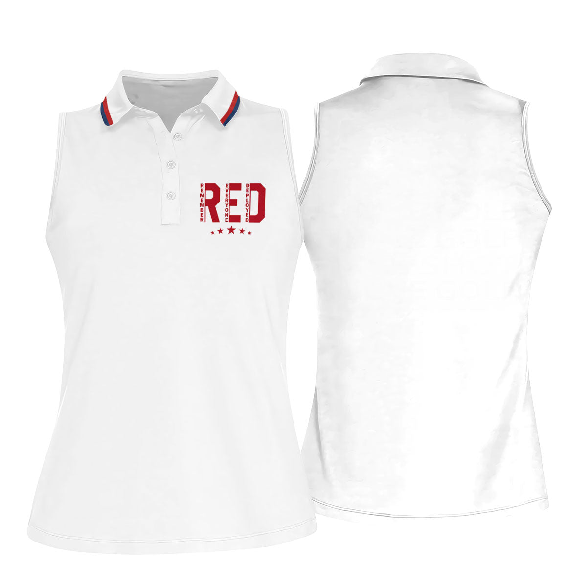 RED Friday Military Support 250 Anniversary Patriotic Golf Shirt, Golf Shirt For Women