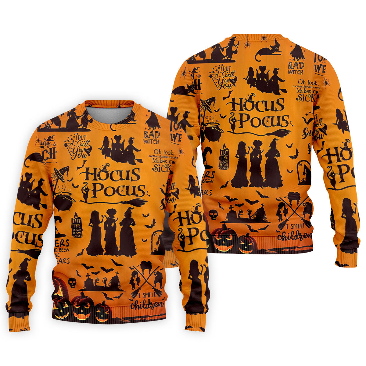 Hocus Pocus Horror Character Halloween Golf Polo Shirt, Spooky Shirt, Mens Golf Polo