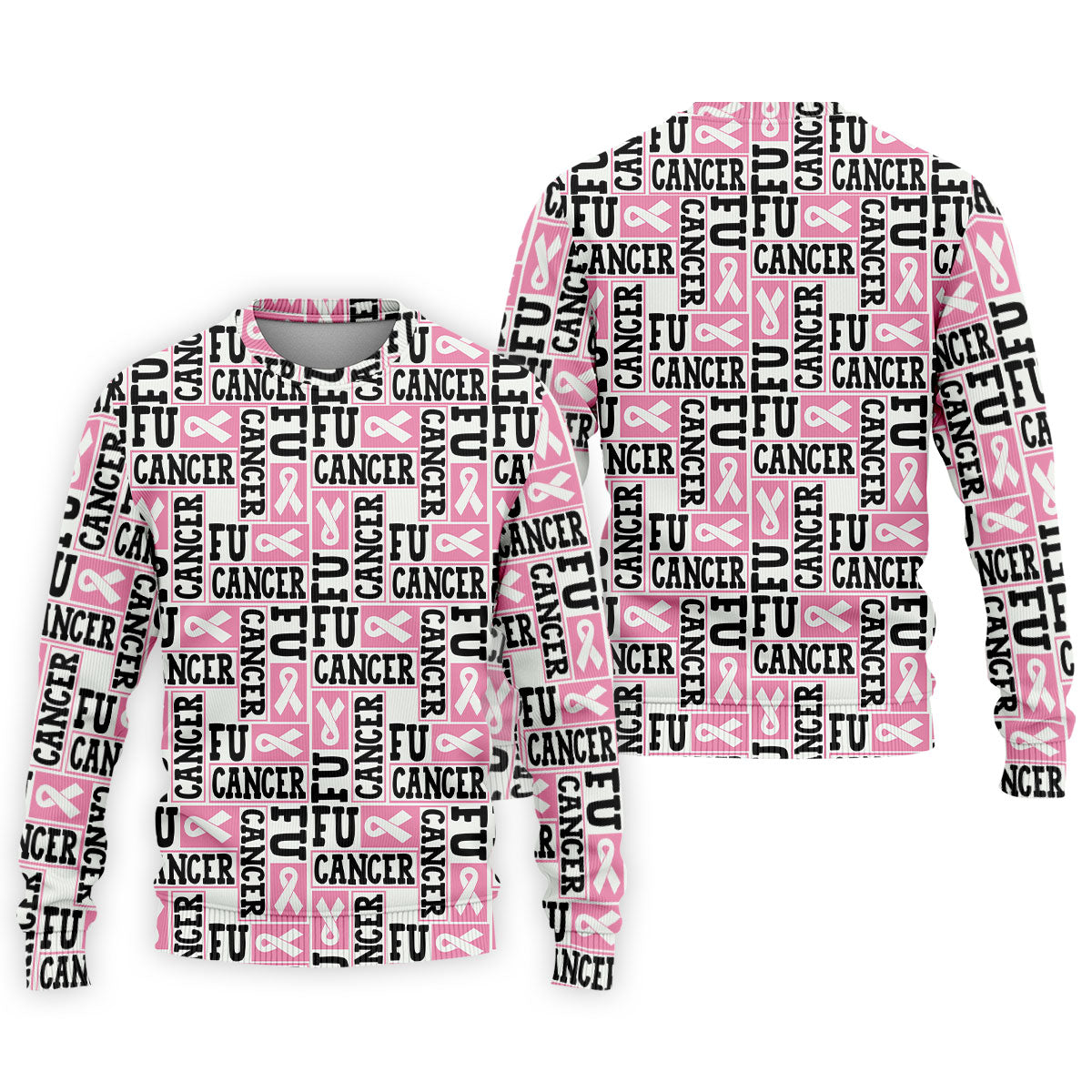 Fu Cancer Funny Men Golf Shirt, Breast Cancer Awareness Shirt, Pink Golf Shirt, Golf Shirts For Men