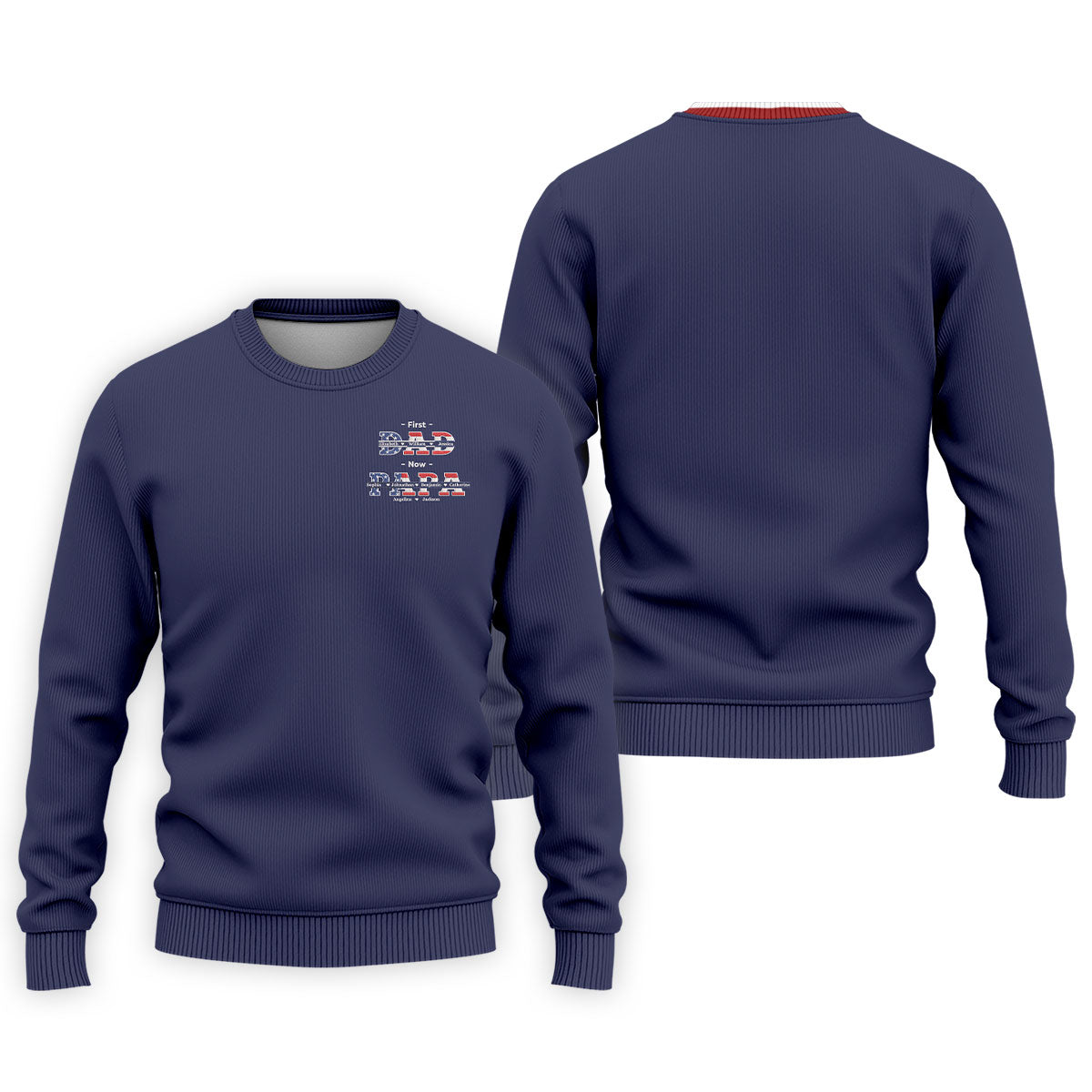 Navy First Dad Now Grandpa Golf Polo Shirt, Golf Polo Shirts For Men, Mens Golf Shirts