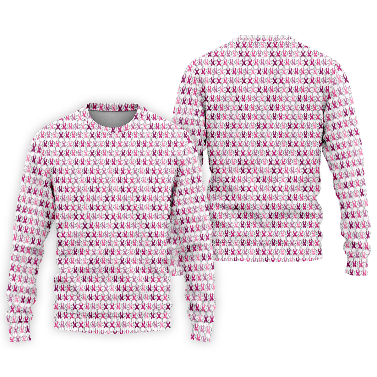 Middle Finger Pink Ribbon Breast Cancer Golf Shirt, Mens Golf Polo, Printed Golf Shirts