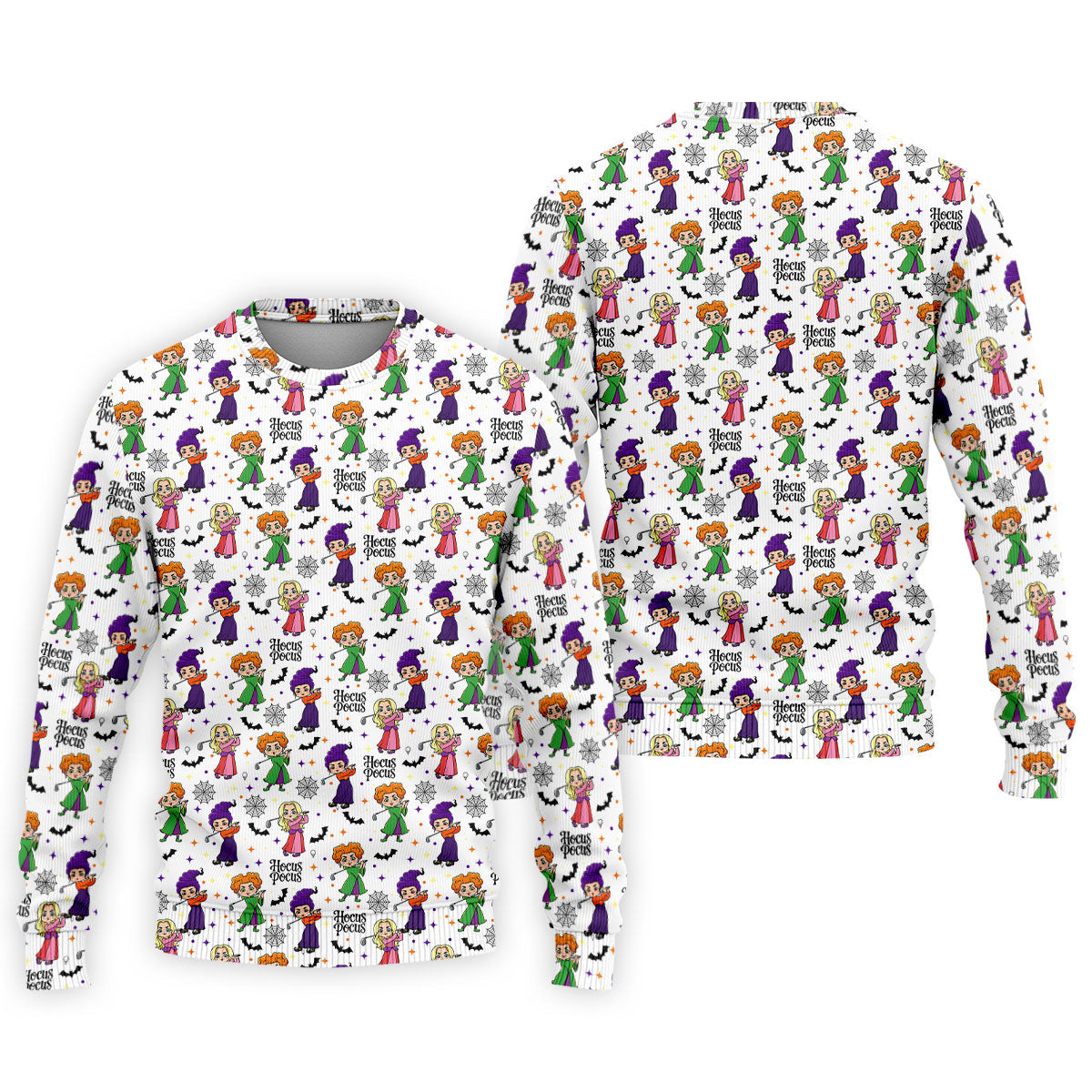Hocus Pocus Horror Character Polo Shirt, Halloween Shirts For Men, Mens Golf Polo