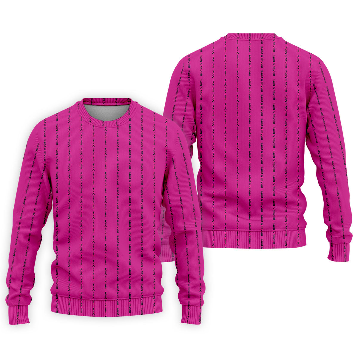 Fcancer Men's Golf Shirt, Breast Cancer Awareness Shirt, Pink Golf Shirt, Golf Shirts For Men