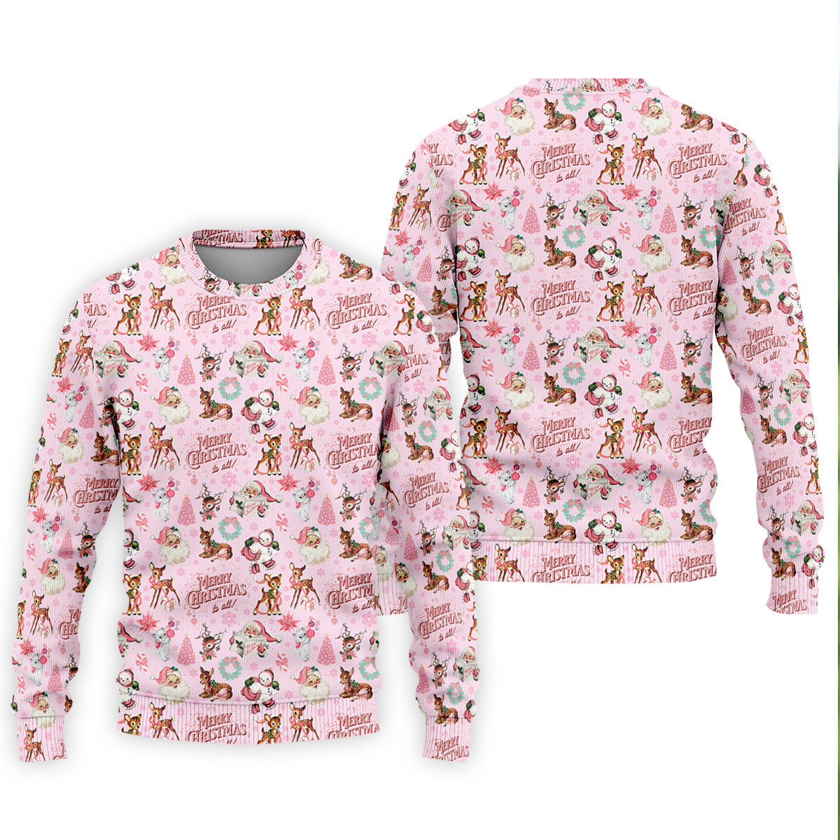 Festive Santa Pink Merry Christmas Golf Tops For Men, Christmas Golf Shirt, Men Golf Apparel