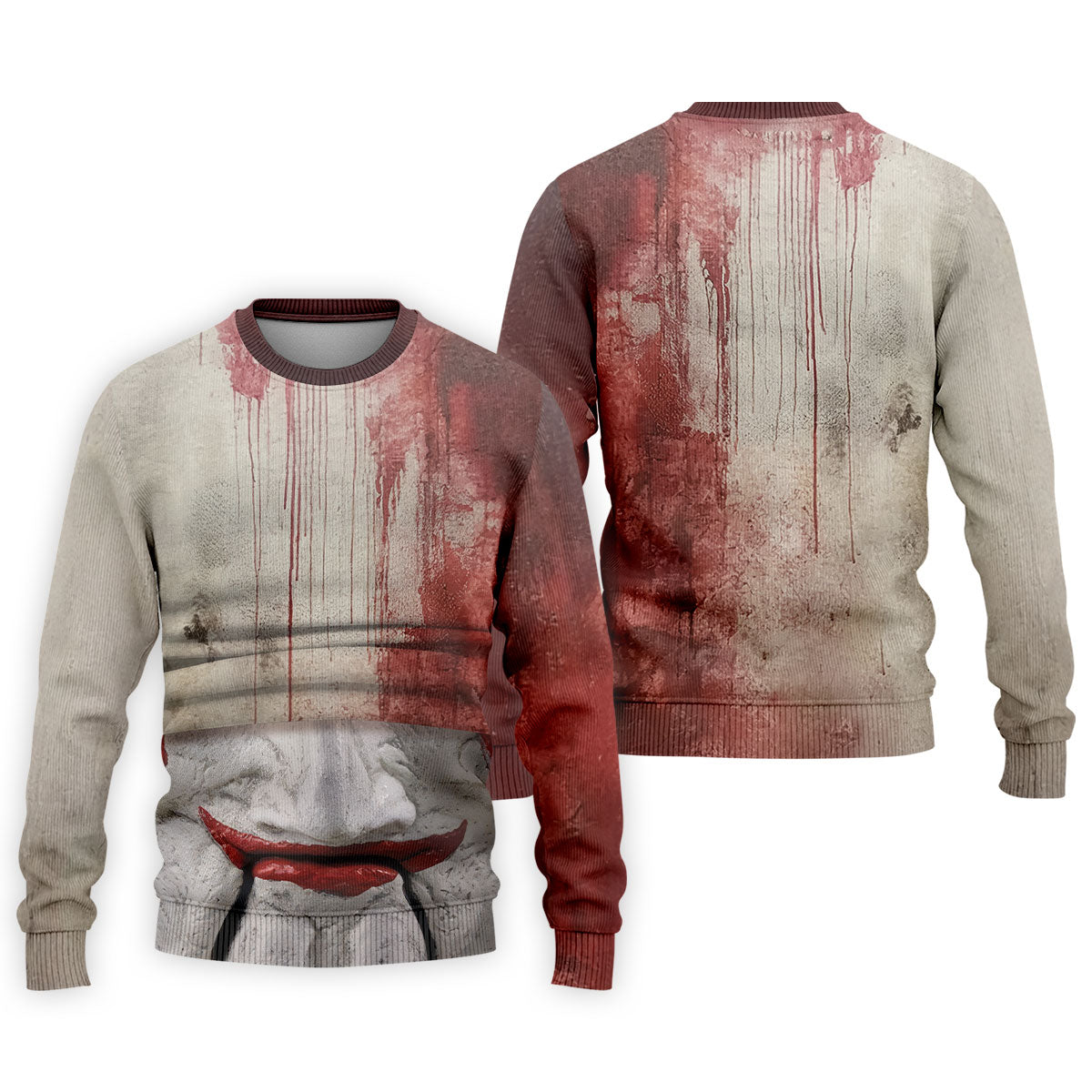 Blood Drip Clown Horror Character Halloween Polo Shirt, Men's Golf Shirt, Mens Golf Polo