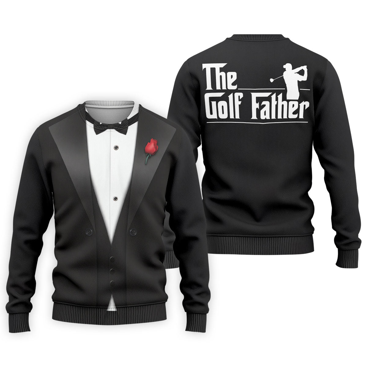 The Golf Father Funny Costume Father's Day Golf Shirt, Dad Golf Shirt, Golf Gift For Dad