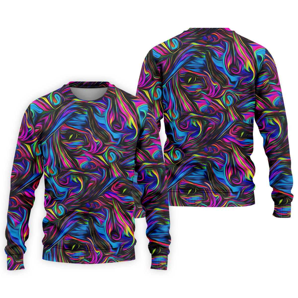 Vibrant Neon Liquid Marble Abstract Golf Shirt, Mens Golf Shirts, Golf Polo Shirts For Men