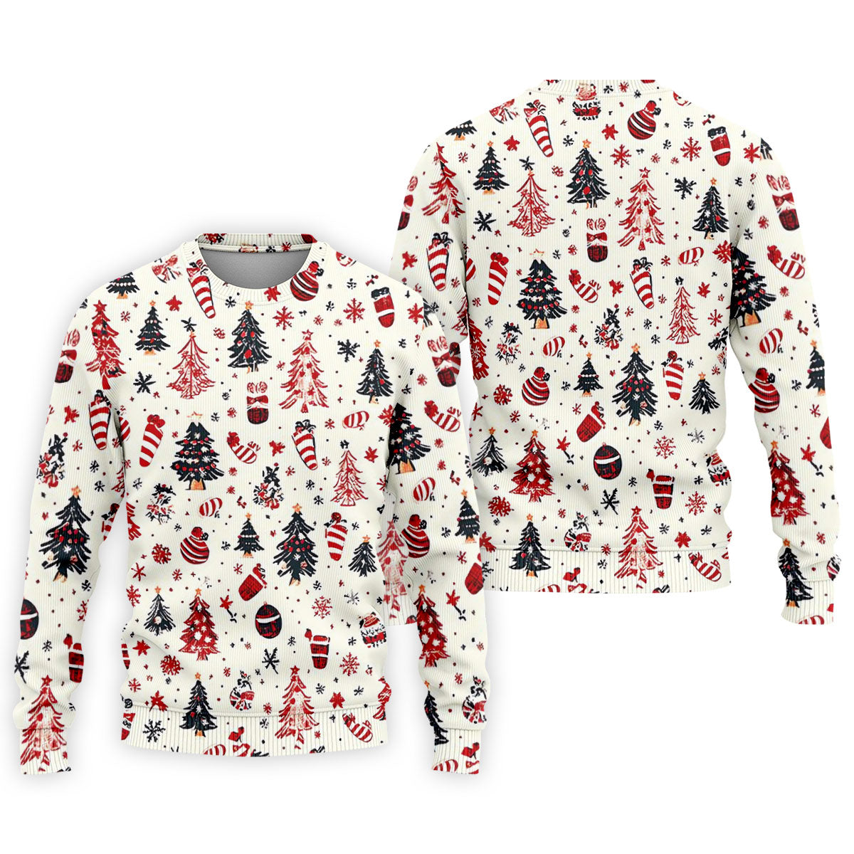 Candy Canes Christmas Tree Golf Tops For Men, Christmas Golf Shirt, Golf Shirts For Men, Polo For Men
