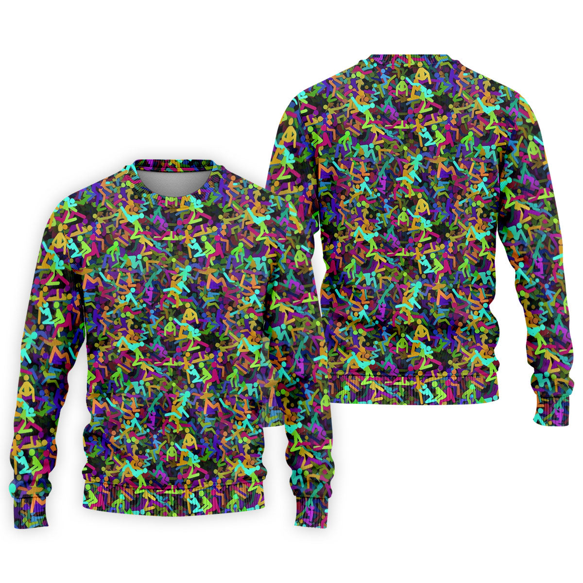 Colorful Abstract Golf Pattern Polo Shirt, Mens Golf Shirts, Hawaiian Golf Shirt