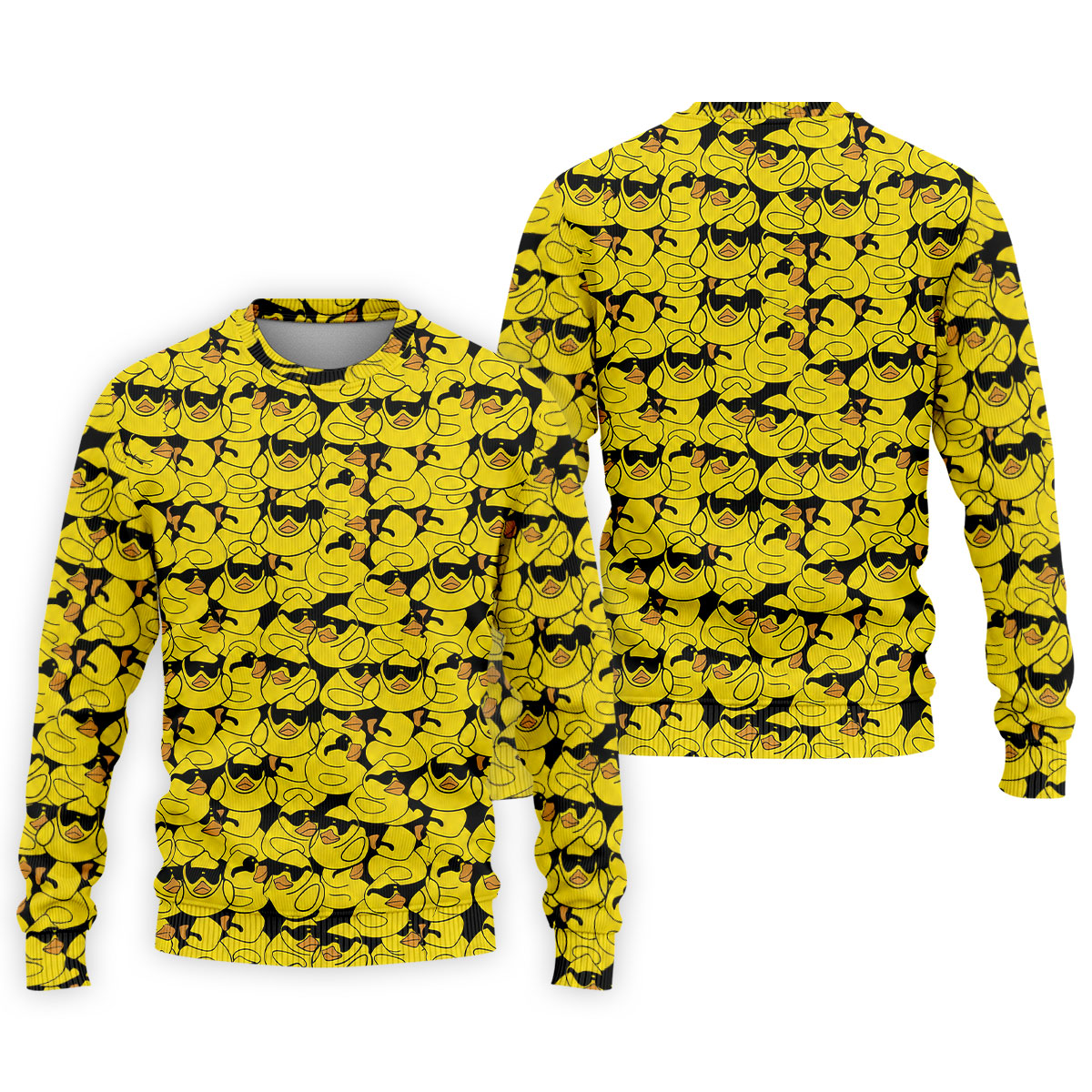 Yellow Sunglasses Rubber Duck Hawaiian Golf Shirt, Hawaiian Golf Shirt, Mens Golf Shirts, Golf Apparel For Men