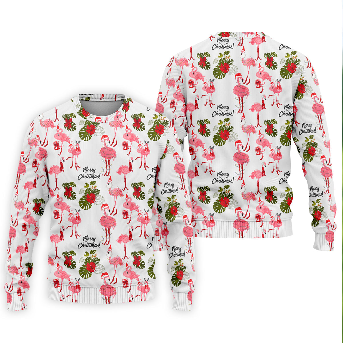 Flamingo Merry Christmas Golf Shirt For Men, Christmas Golf Shirt Polos, Men Golf Apparel