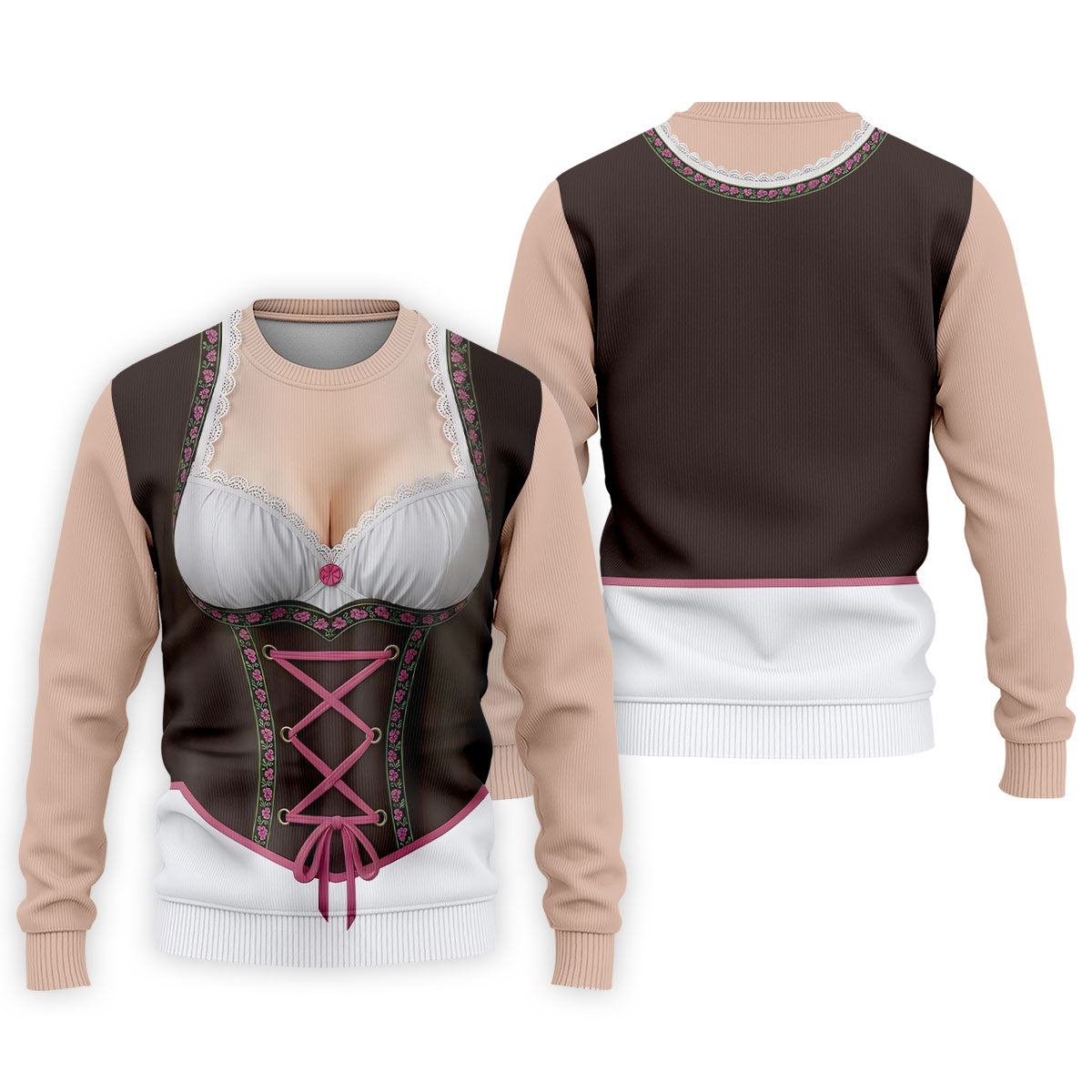 Funny Oktoberfest Costume Lederhosen Polo Shirt, Mens Golf Polo, Golf Shirts For Men