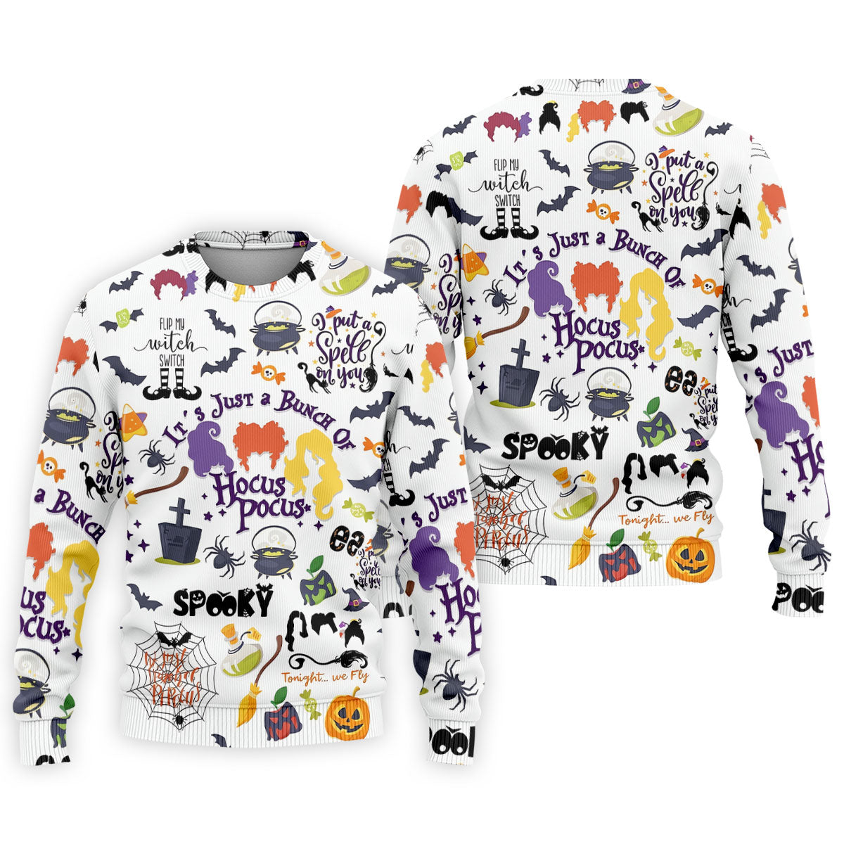 Halloween Witch Pattern Golf Polo Shirt, Mens Golf Shirts, Golf Apparel For Men