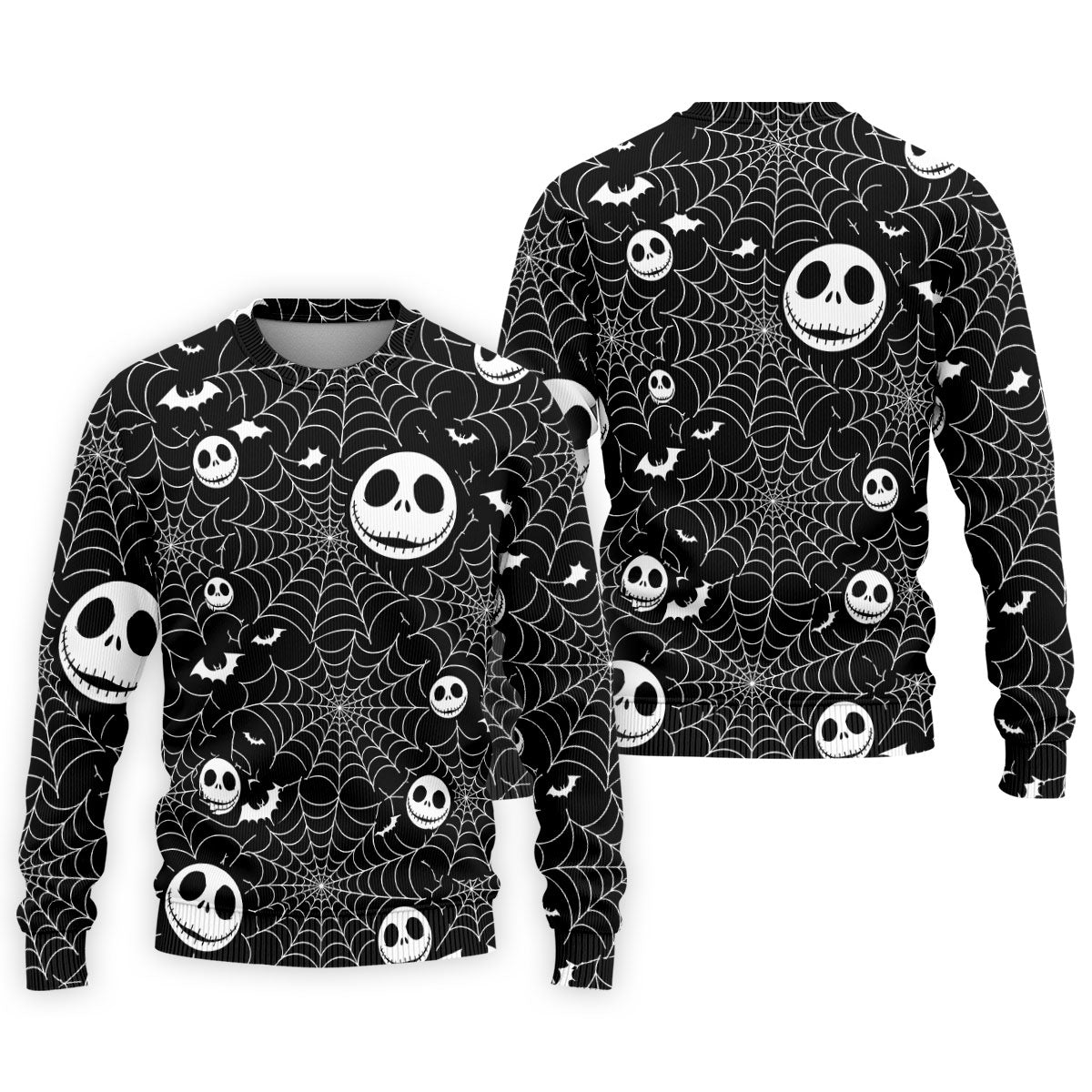 Black Horror Character Spider Web Pattern Golf Polo Shirt, Mens Golf Polo, Hawaiian Golf Shirt