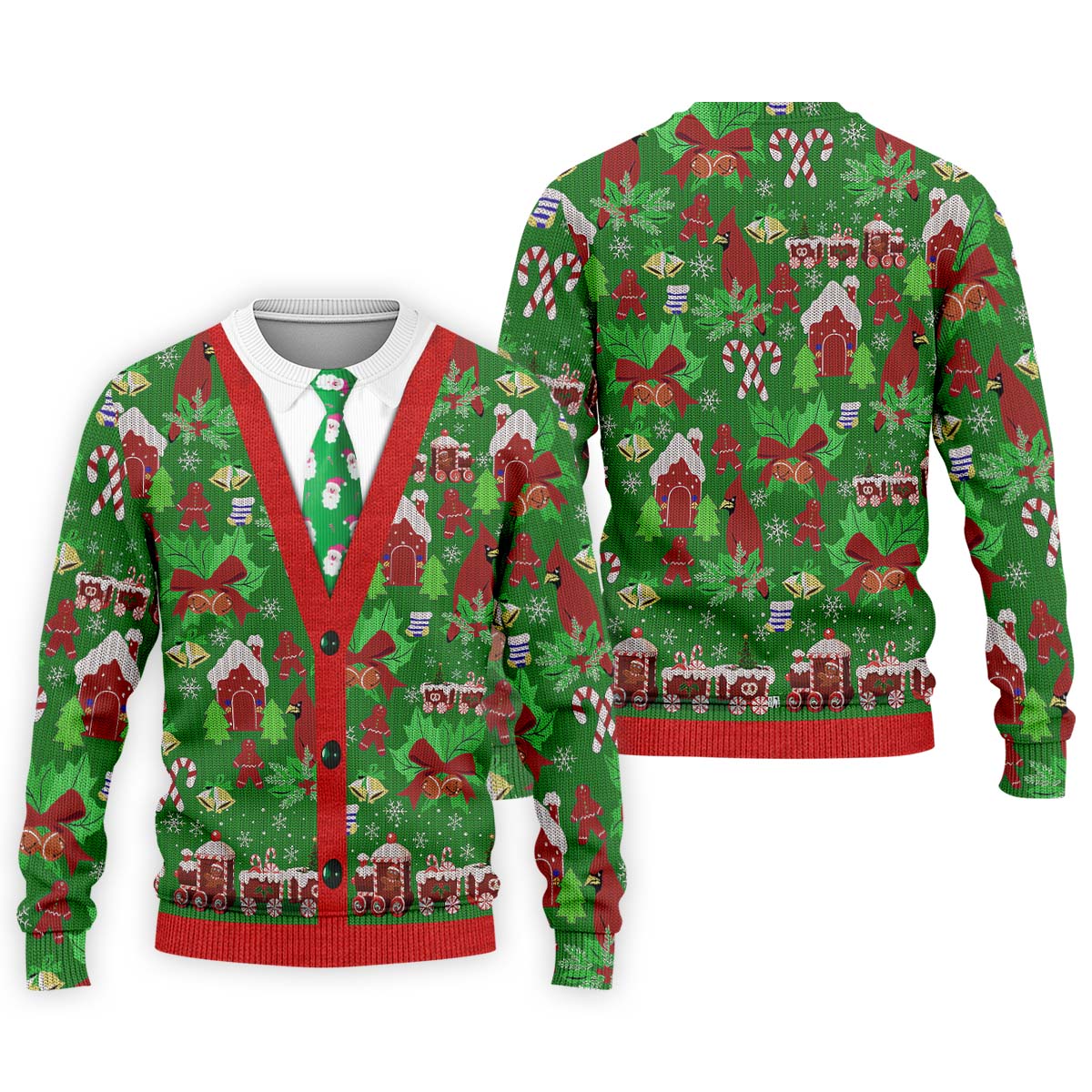 Christmas Pattern Fun Golf Shirts For Men, Christmas Golf Shirt, Unique Gift For Golfer, Polo Shirts For Men