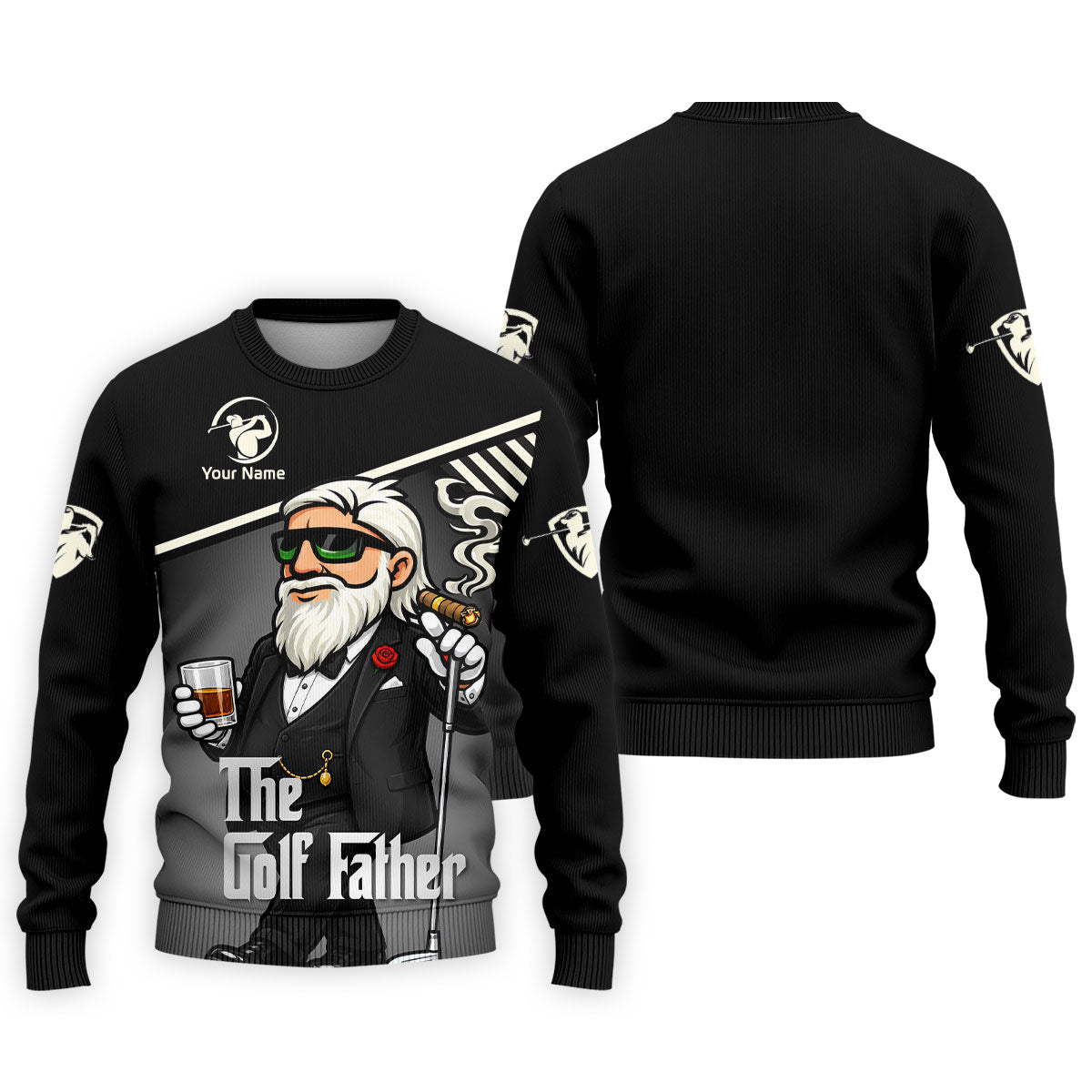 The Golf Father Custom Name Golf Man Funny Golf Shirts, Father's Day Golf Shirt, Golf Gift For Dad