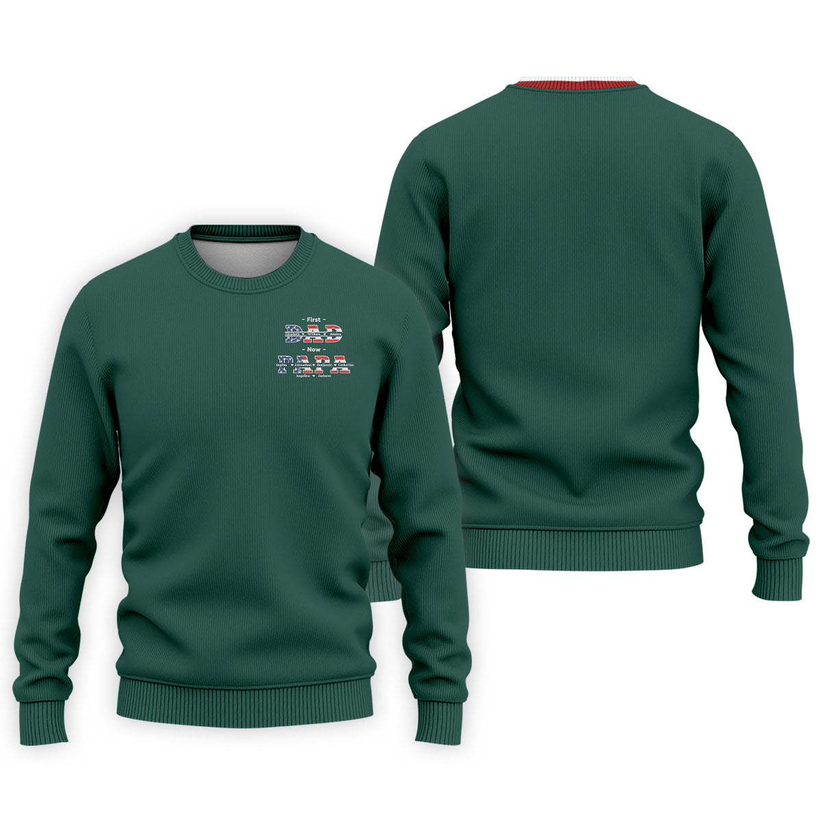 Green First Dad Now Grandpa Golf Polo Shirt, Golf Shirts For Men, Mens Golf Apparel