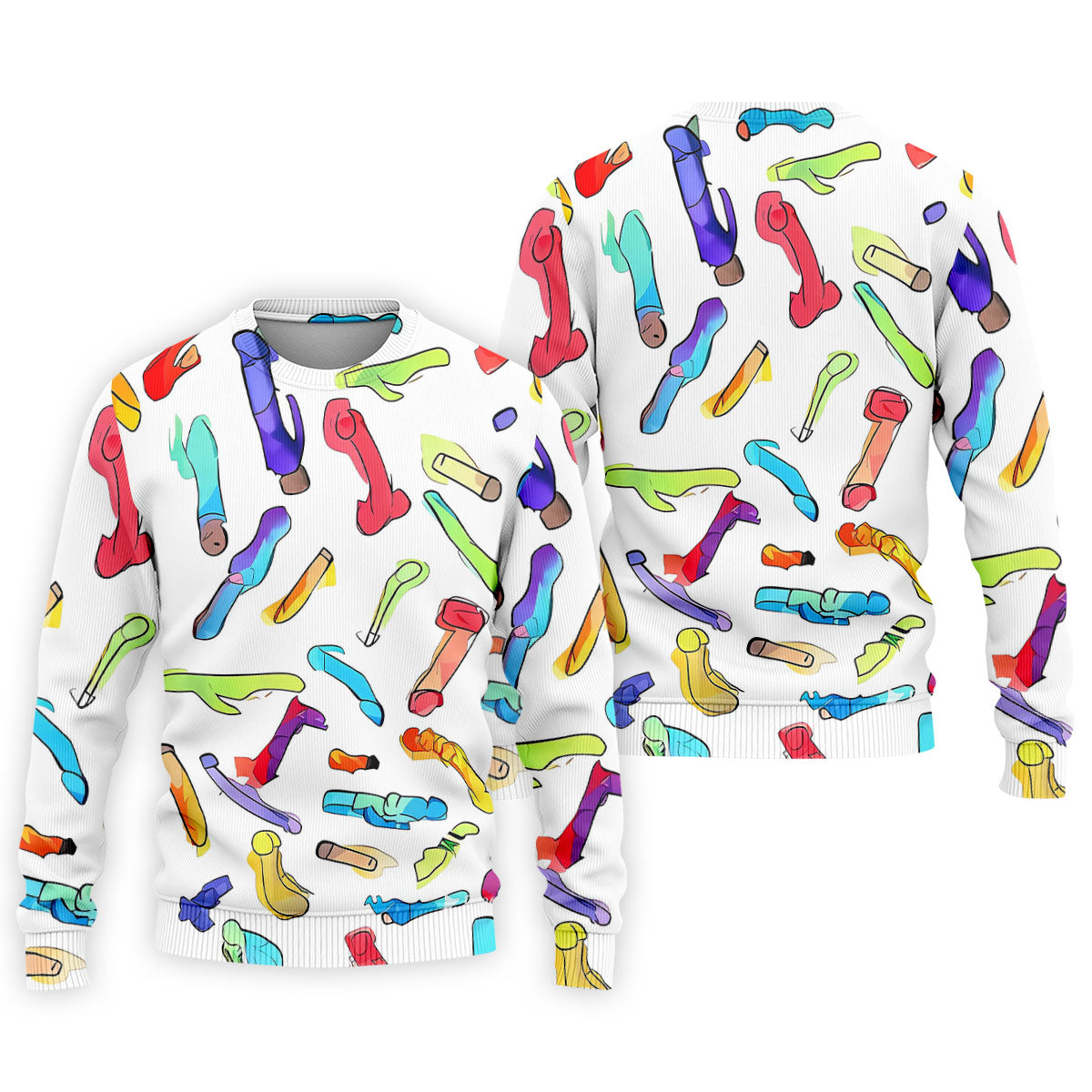 Adult Humor Retro Golf Shirt, Colorful Funny Men's Polo Shirt, Unique Novelty Golf Apparel