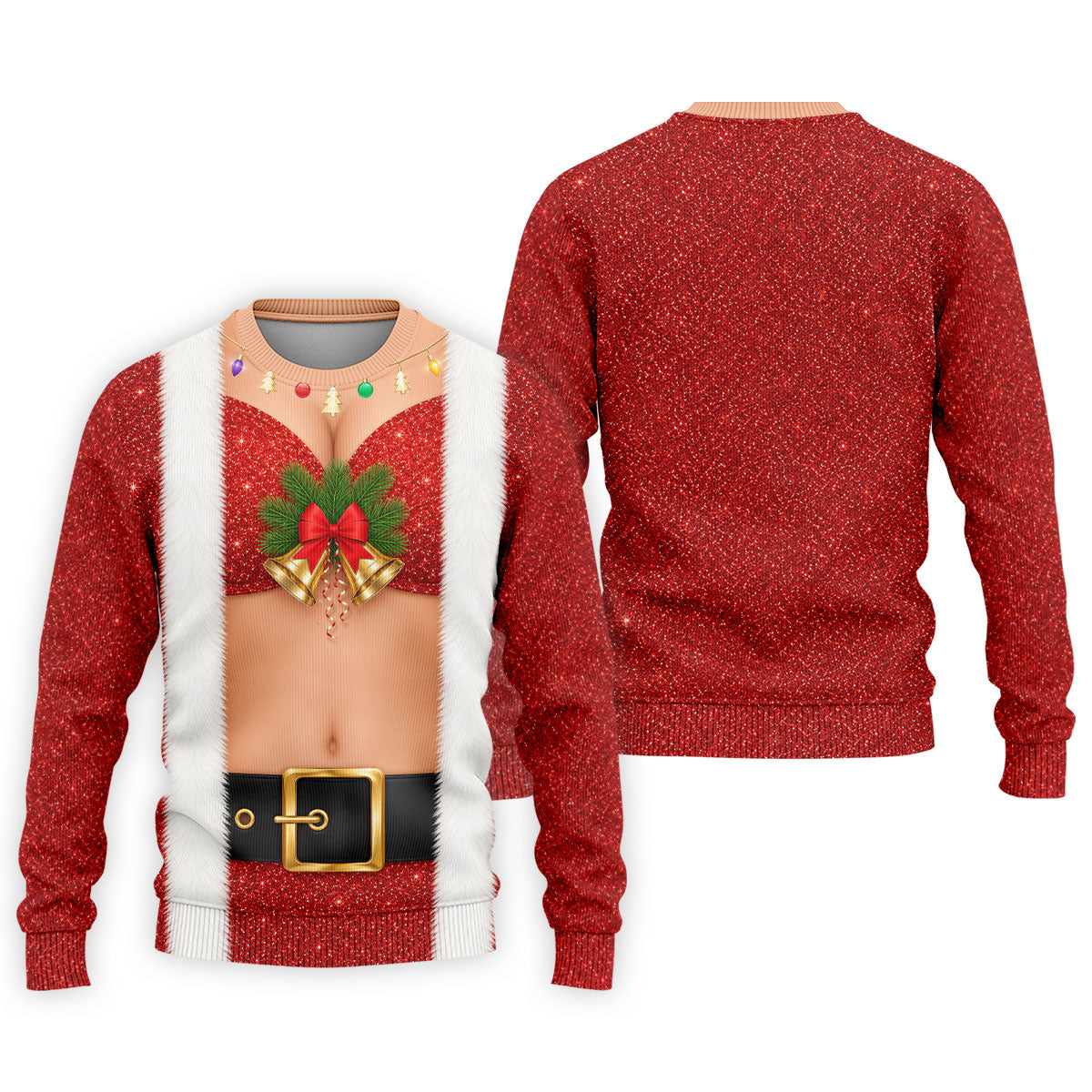 Men's Funny Mrs Claus Costume Golf Shirt, Christmas Golf Shirt, Golf Apparel For Men