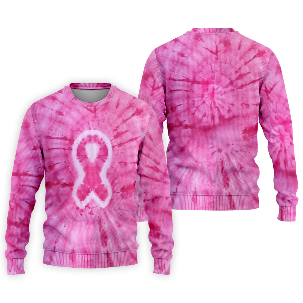 Breast Cancer Pink Tie Dye Men Golf Shirt, Breast Cancer Awareness Shirt, Golf Shirts For Men