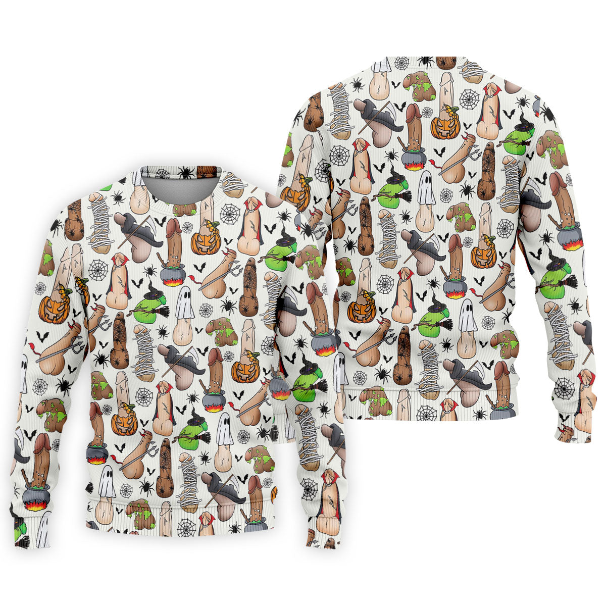 Funny Adult Halloween Pattern Golf Polo Shirt, Men's Golf Shirt, Hawaiian Golf Shirt