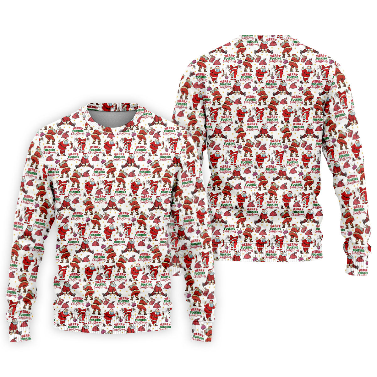 Merry Freaking Christmas Funny Santa Christmas Golf Shirt, Fun Golf Shirts For Men, Golf Gift For Men