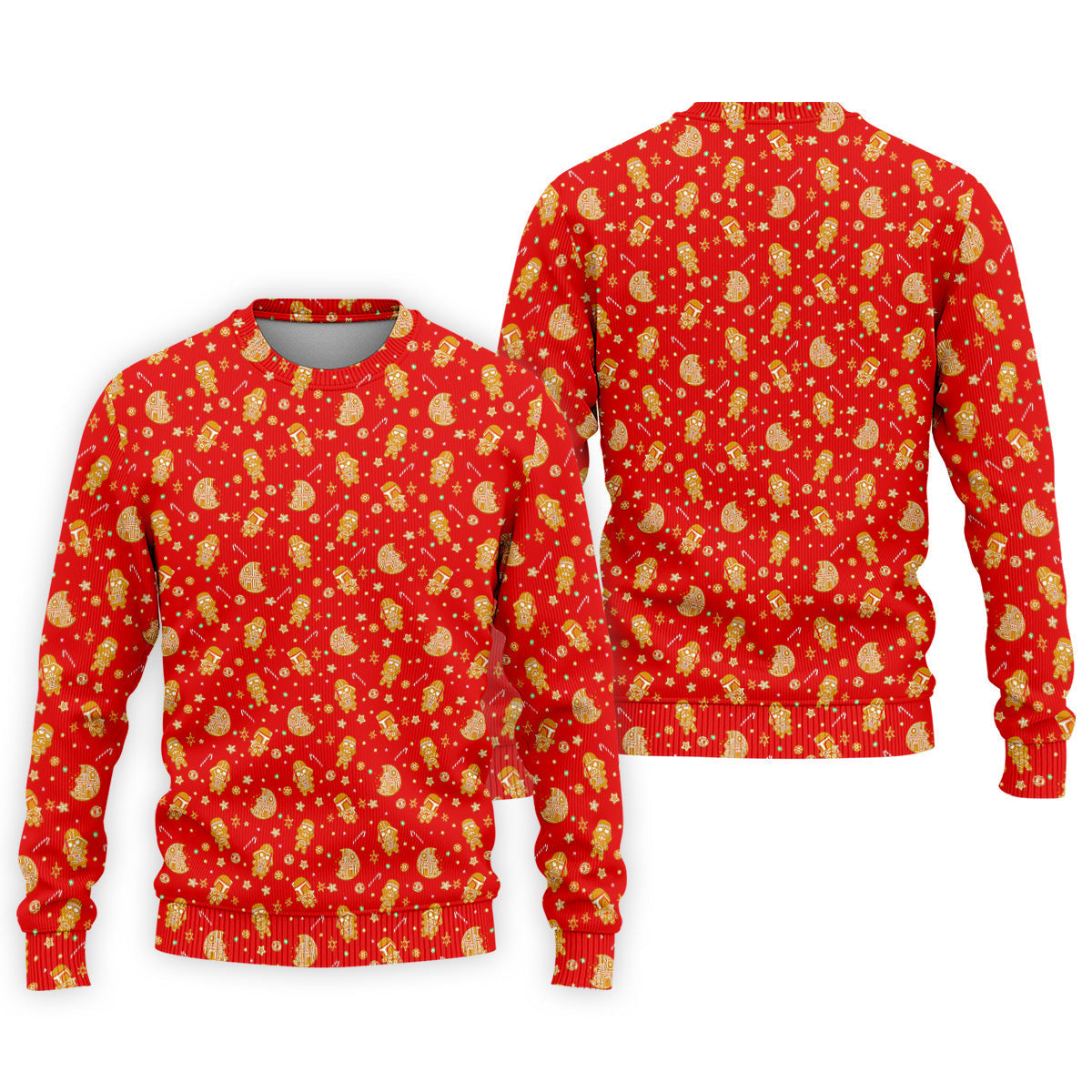 Gingerbread Character Christmas Golf Shirt, Red Golf Shirt, Polo Shirts For Men, Golf Gift For Men