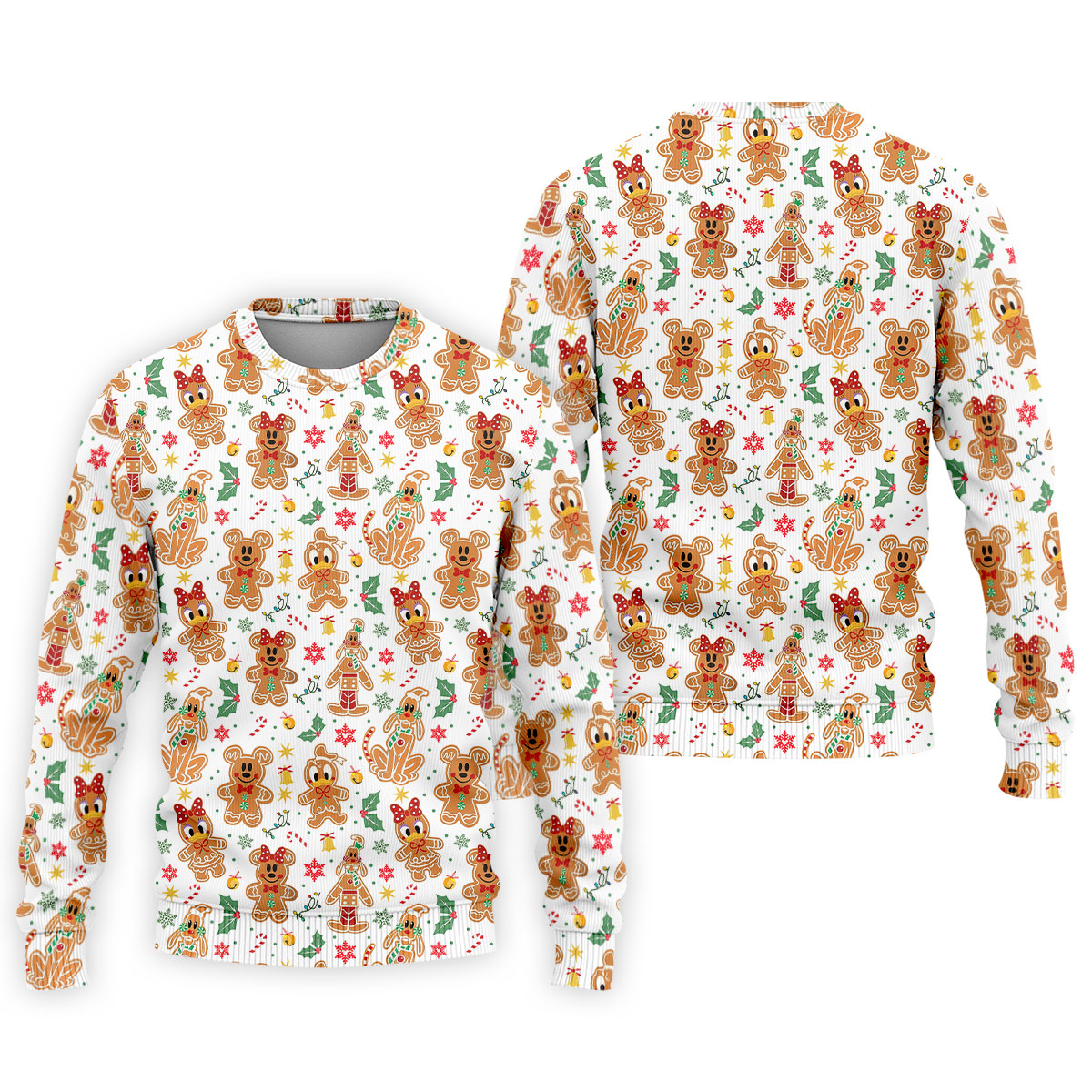 Funny Gingerbread Christmas Golf Shirt, Men's Funny Golf Shirts, Polo Shirts For Men, Christmas Golf Shirt