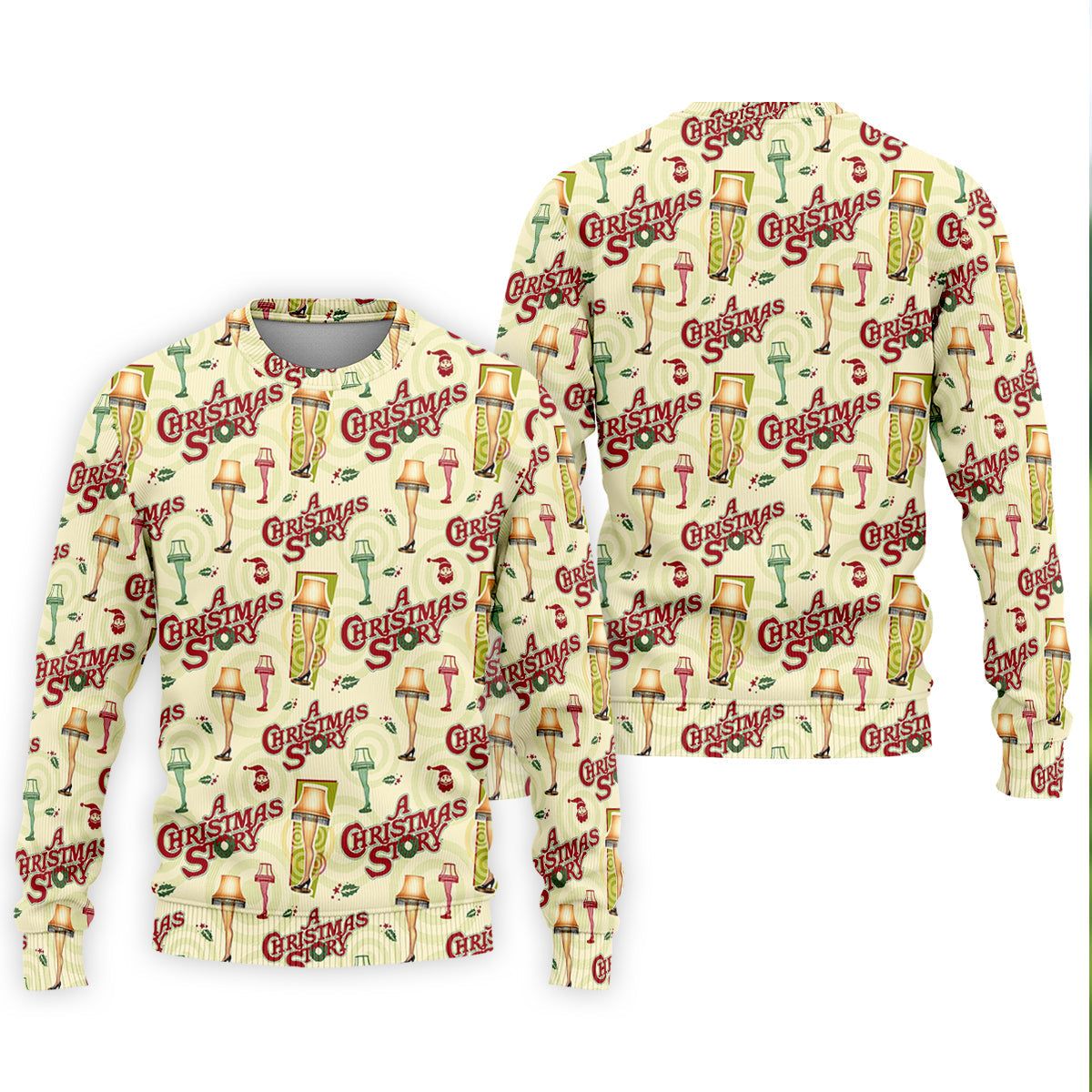 Christmas Story Leg Lamp Golf Tops For Men, Fun Golf Shirts For Men, Christmas Golf Shirt, Polo Shirts For Men