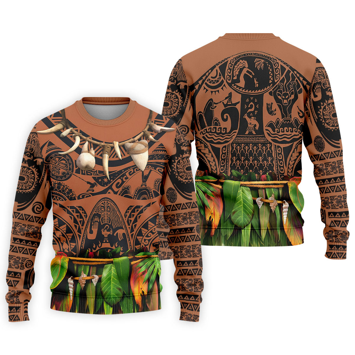 Cartoon Costume Hawaiian Golf Shirt, Men's Funny Golf Shirts, Polo Shirts For Men