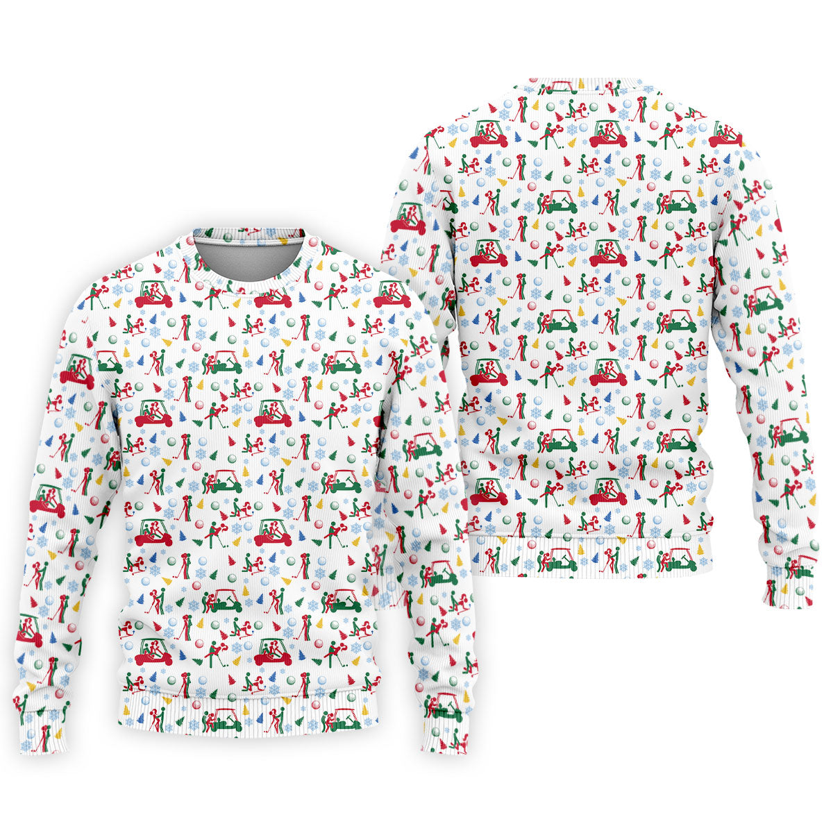 Funny Cheeky Golf Cart Christmas Golf Shirt, Mens Golf Polo, Golf Apparel For Men