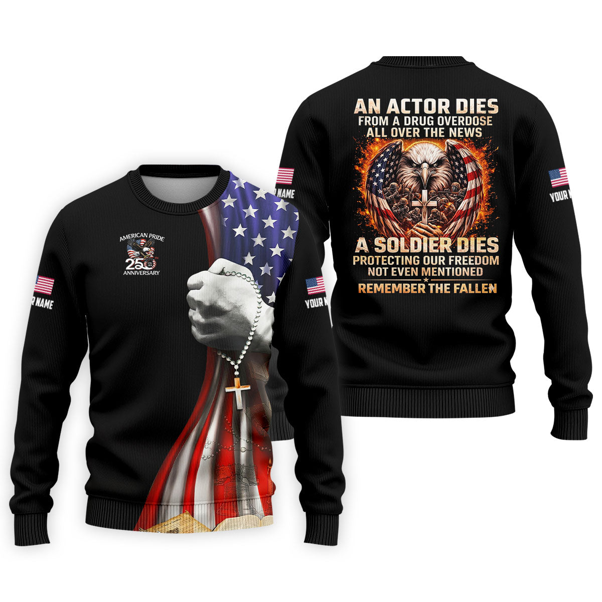 Remember The Fallen Veteran Memorial Patriotic 4th Of July Golf Shirt, 250th Anniversary Golf Shirts For Men