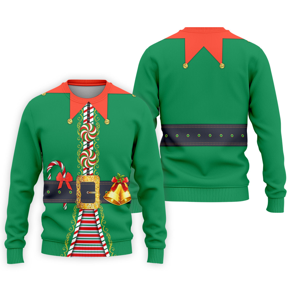 Funny Christmas Elf Golf Tops For Men, Christmas Golf Shirt, Polo Shirts For Men, Christmas Golf Shirt