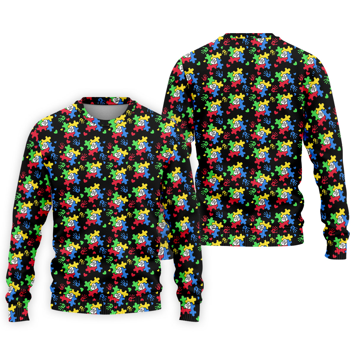 It's Okay To Be Different Autism Puzzle Golf Tops For Men, Autism Awareness Colors Golf Shirts For Men