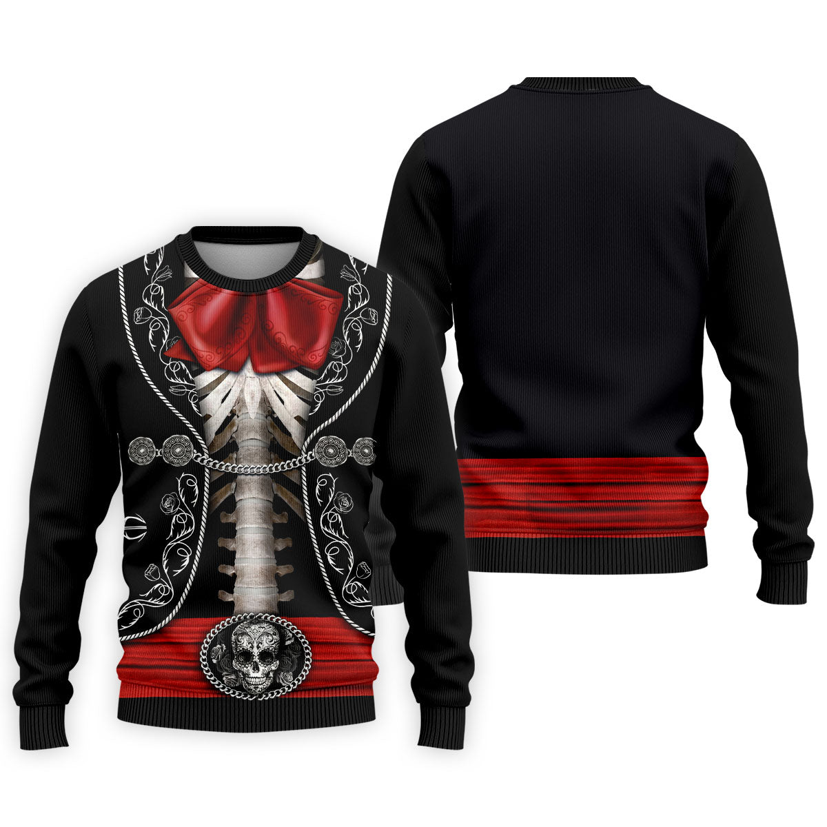 Mexican Fiesta Theme Red Costume Golf Tops For Men, Cinco De Mayo Celebration Golf Shirts For Men