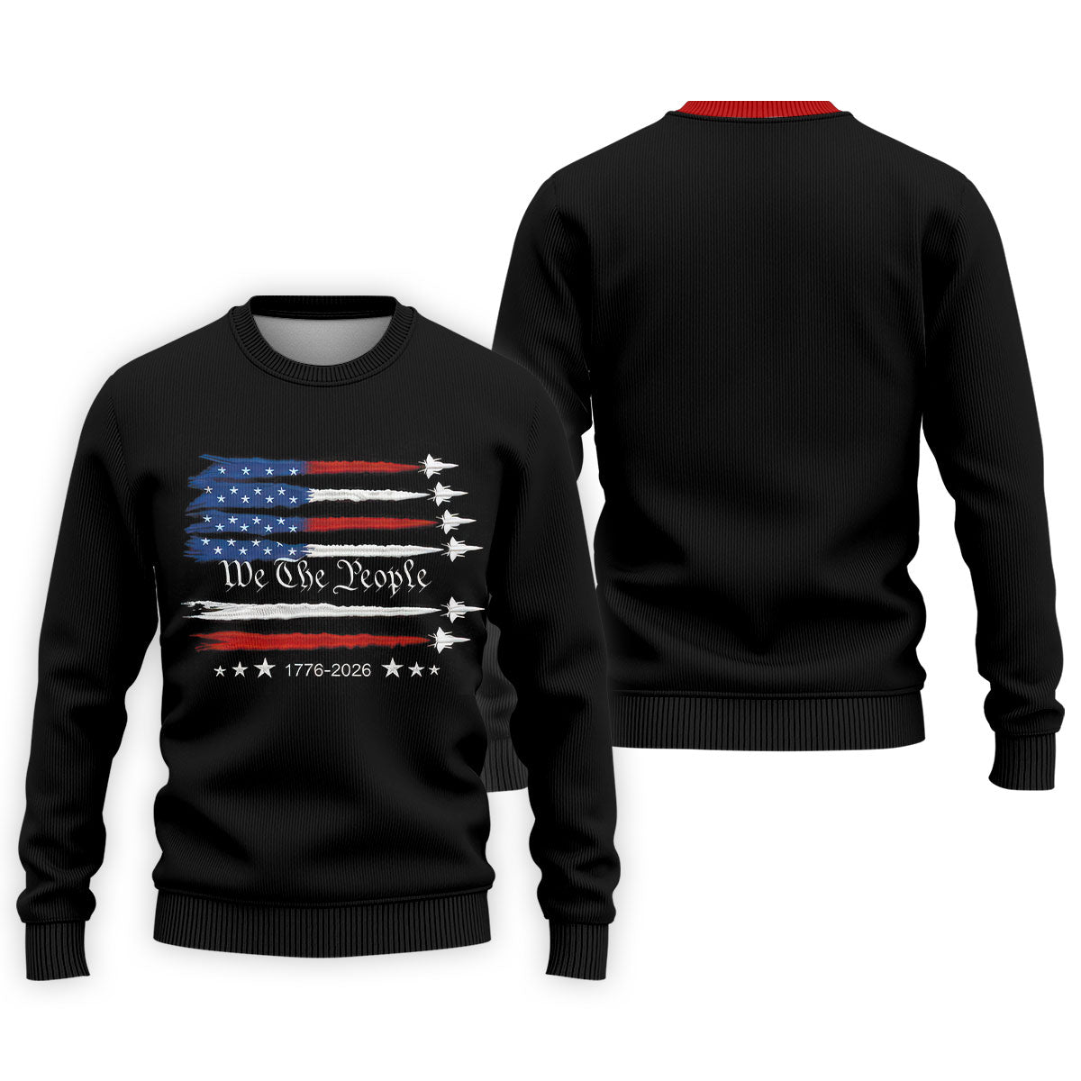 Independence Day Flag We The People Golf Shirt, Patriotic 4th Of July Golf Shirts For Men